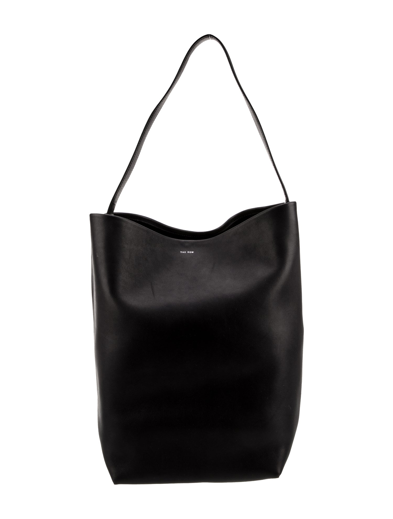 The Row Leather N/S Park Tote Large