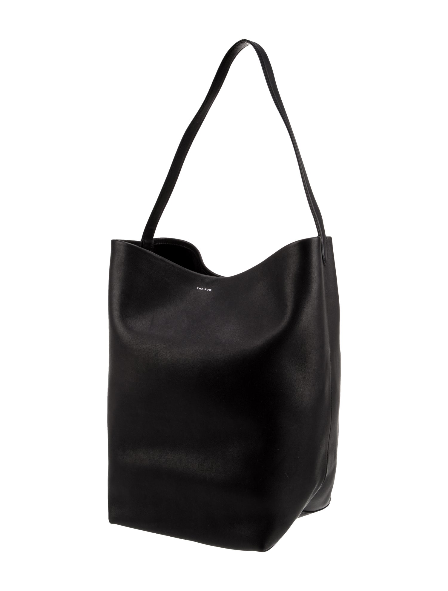 The Row Leather N/S Park Tote Large