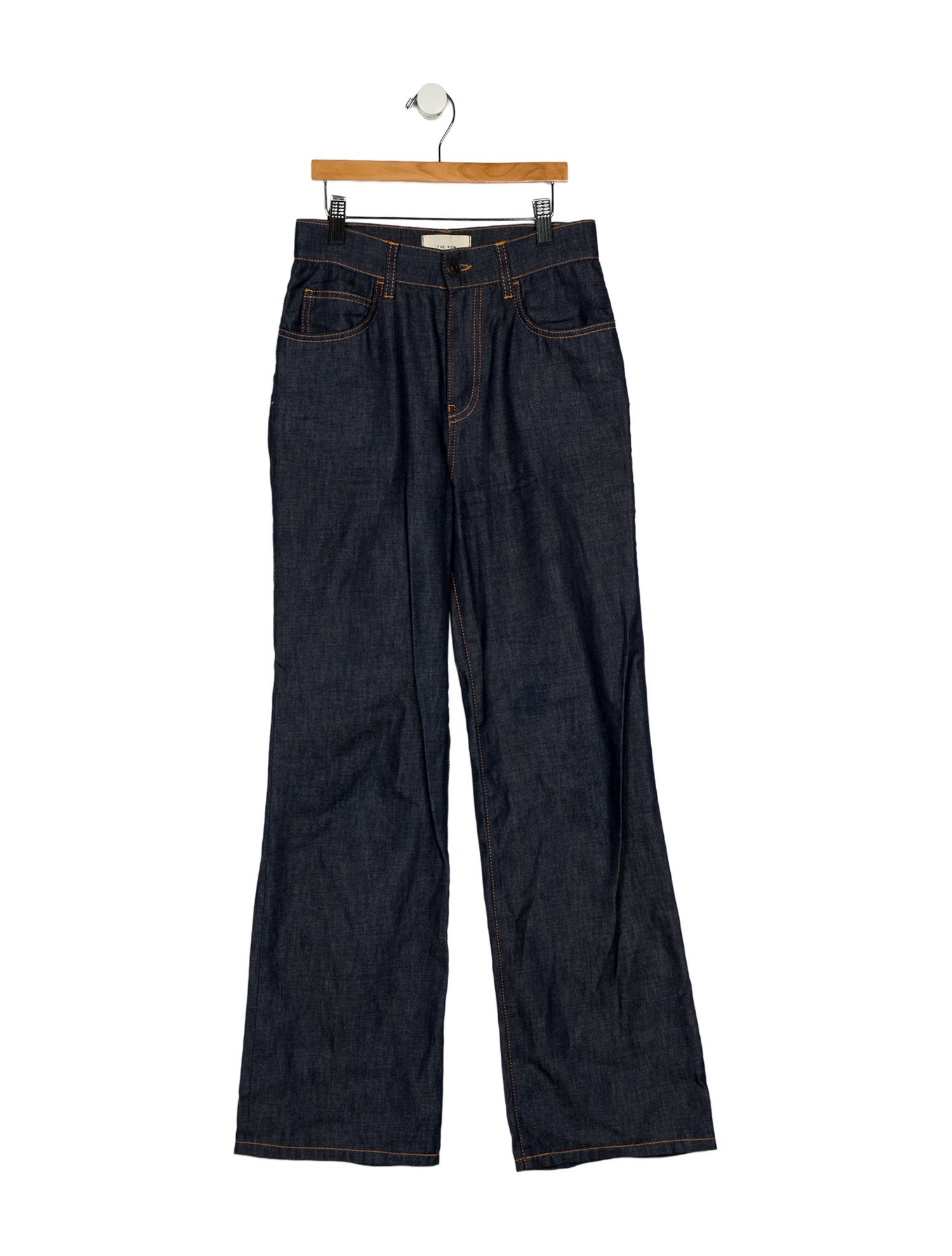 The Row High-Rise Wide Leg Jeans