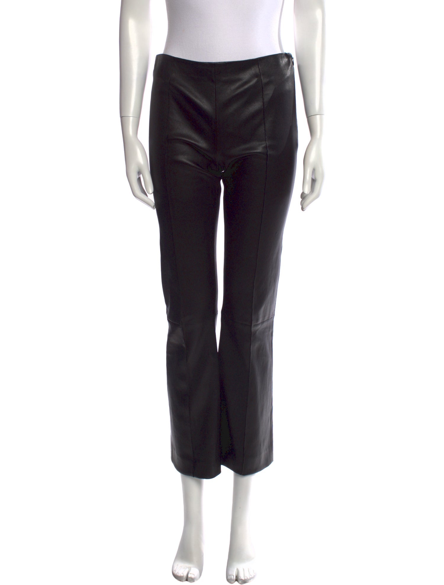 The Row Leather Wide Leg Pants