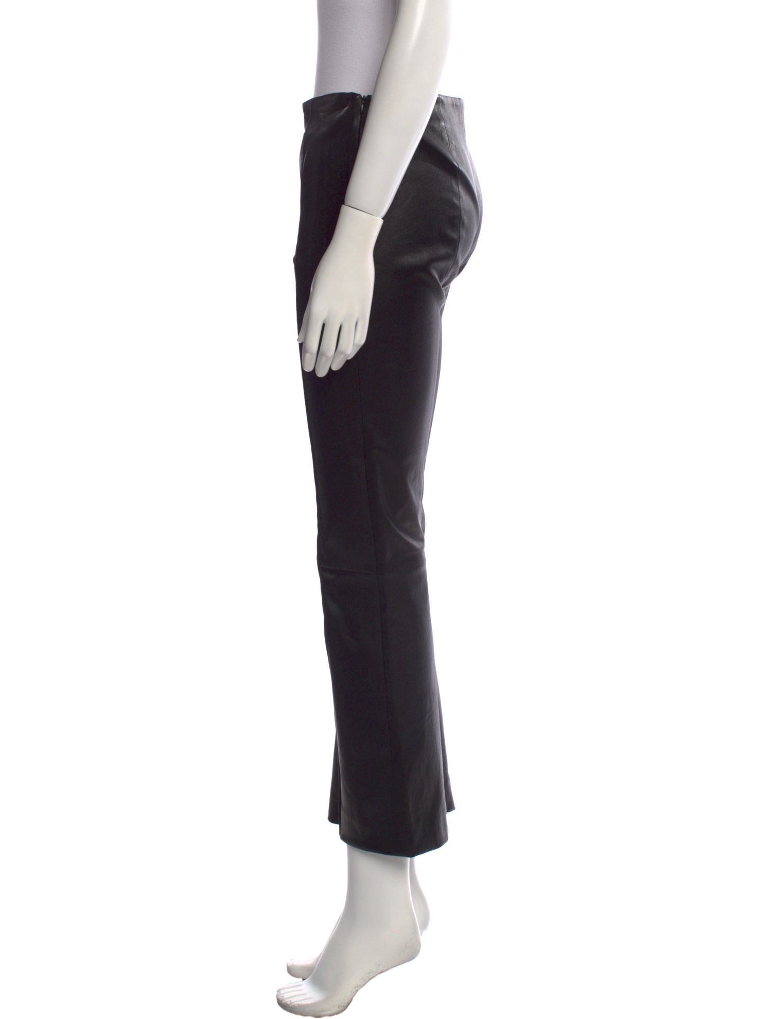 The Row Leather Wide Leg Pants