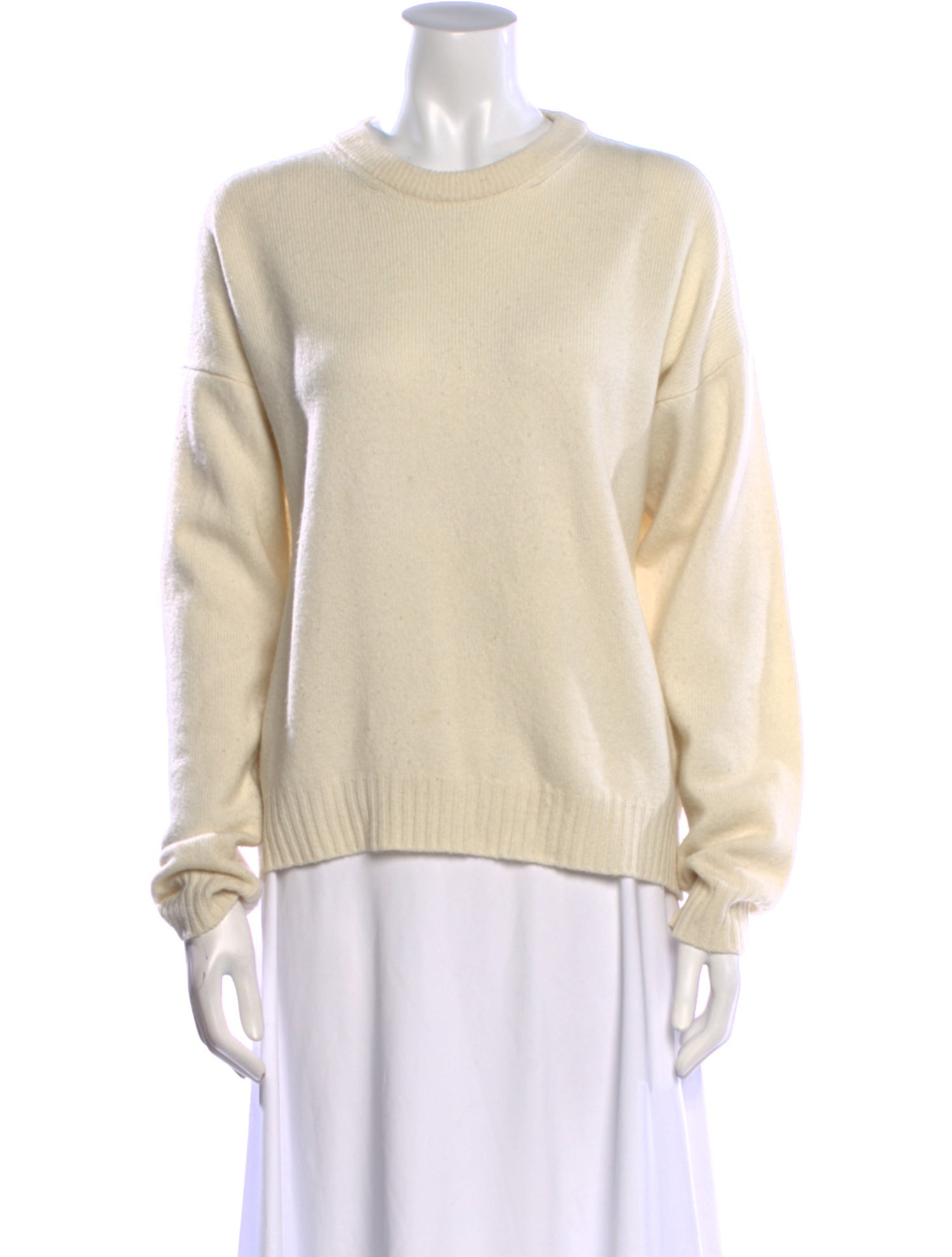 The Row Merino Wool Crew Neck Sweater