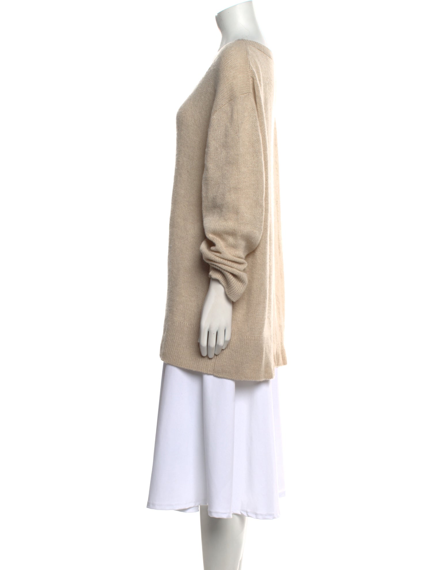 The Row Cashmere Scoop Neck Sweater