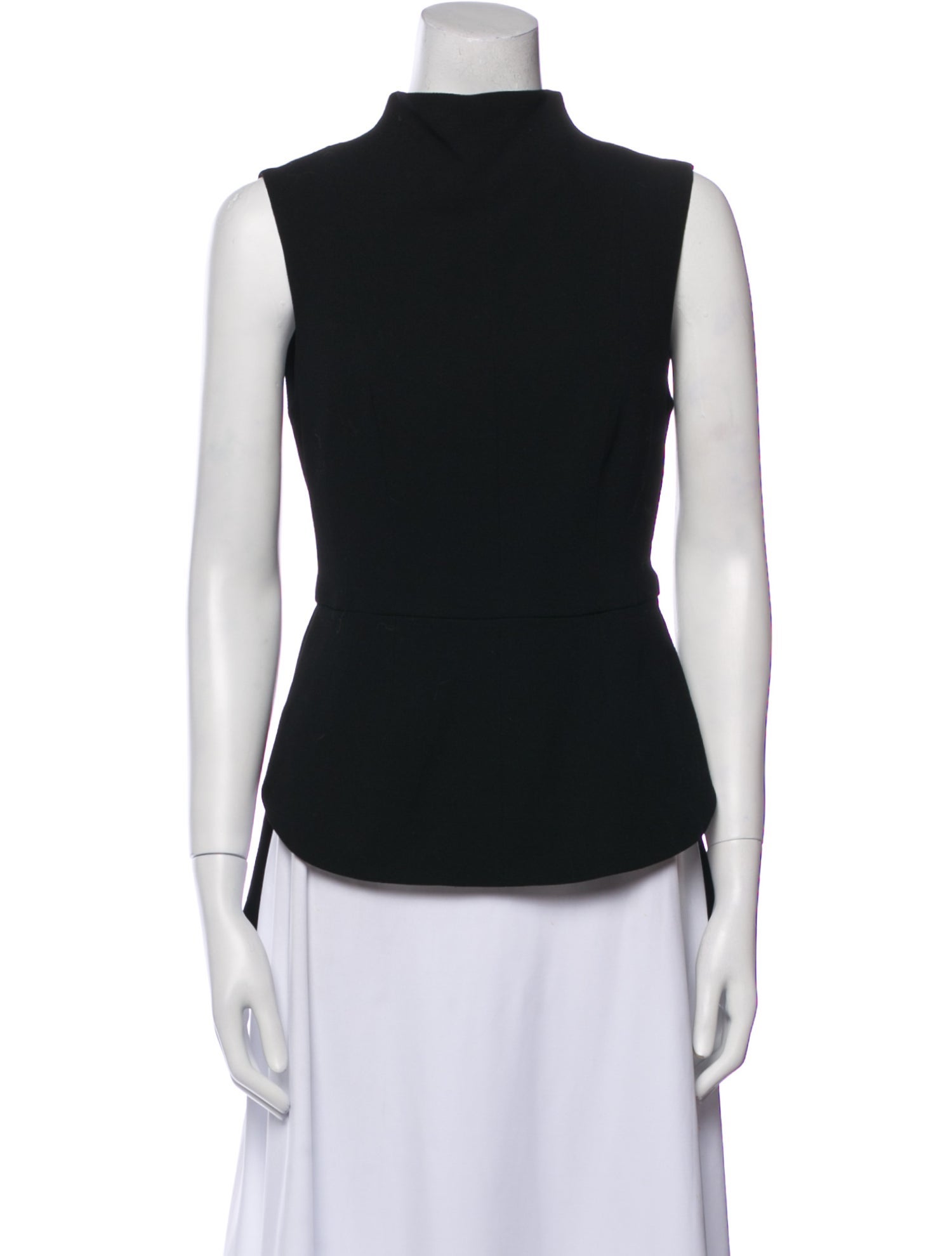 The Row Mock Neck Sleeveless Top
