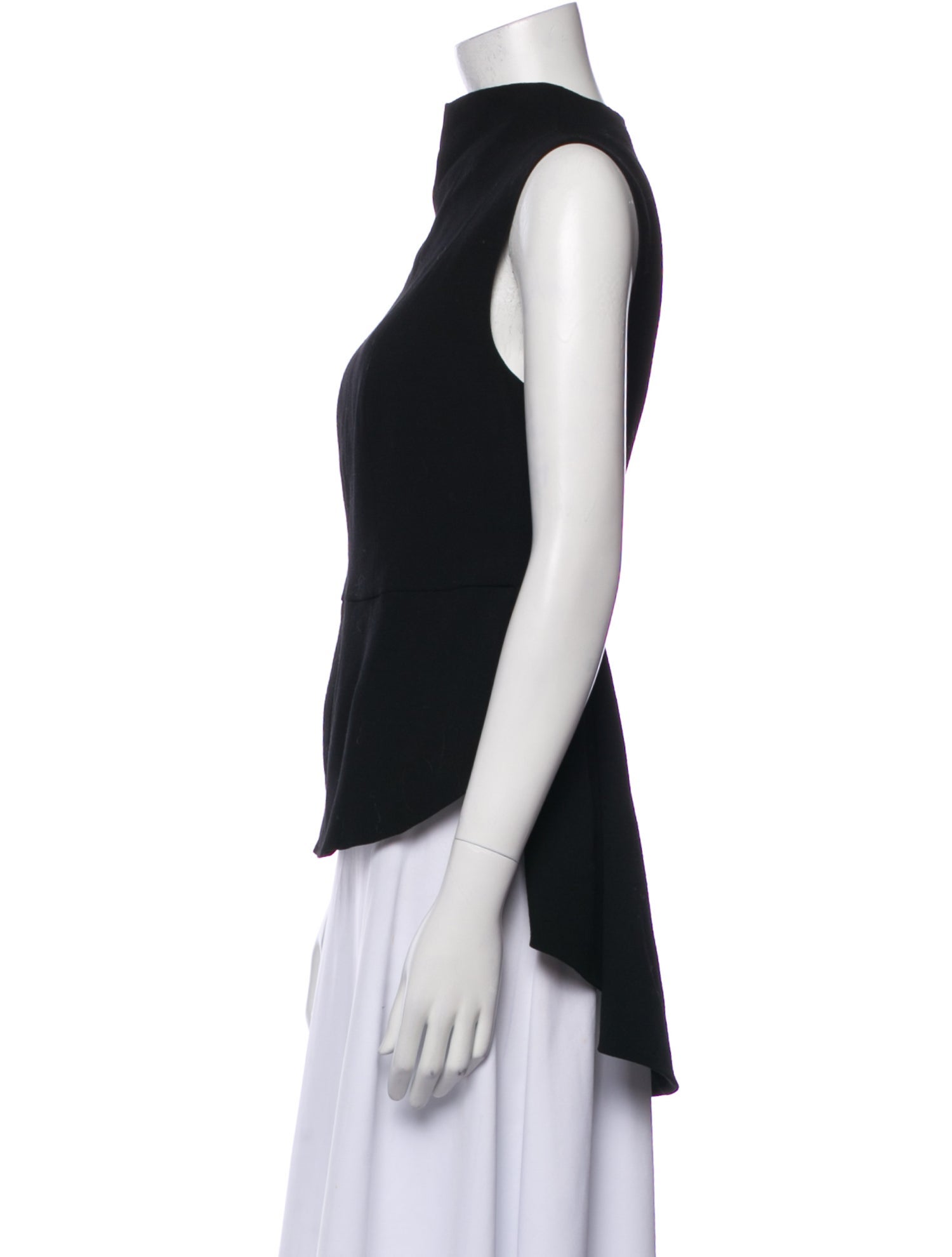The Row Mock Neck Sleeveless Top