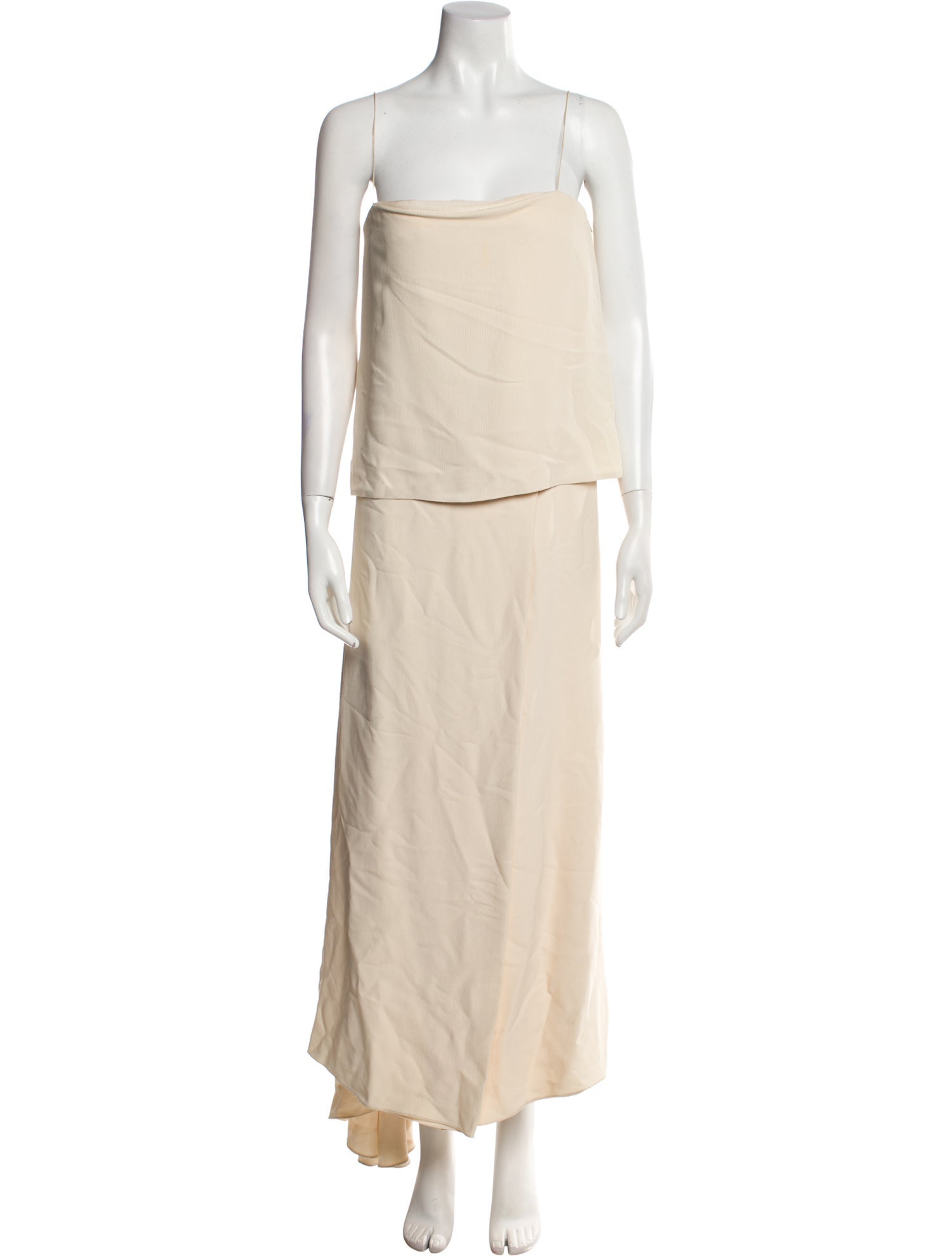 The Row Square Neckline Long Dress