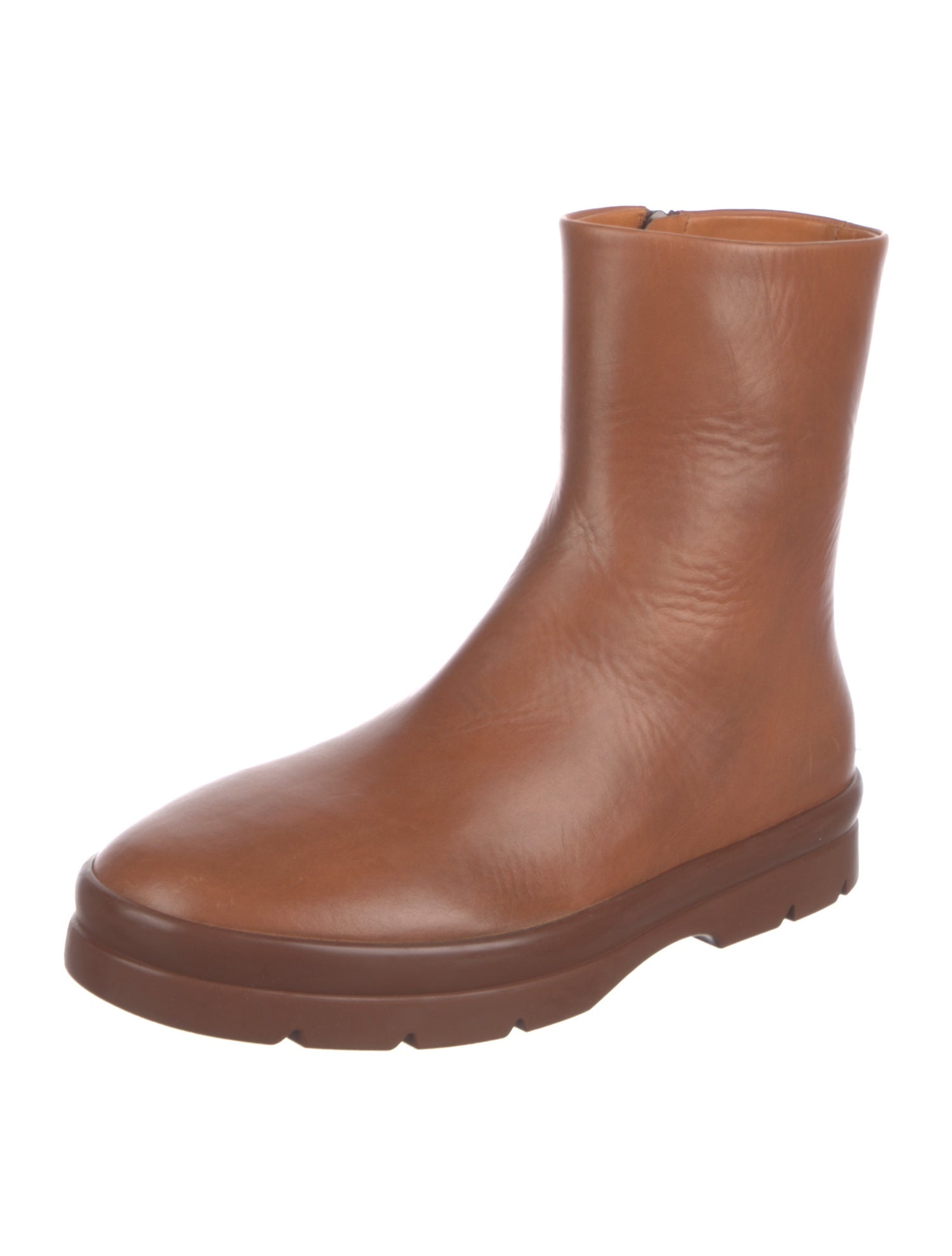 The Row Billie Leather Chelsea Boots