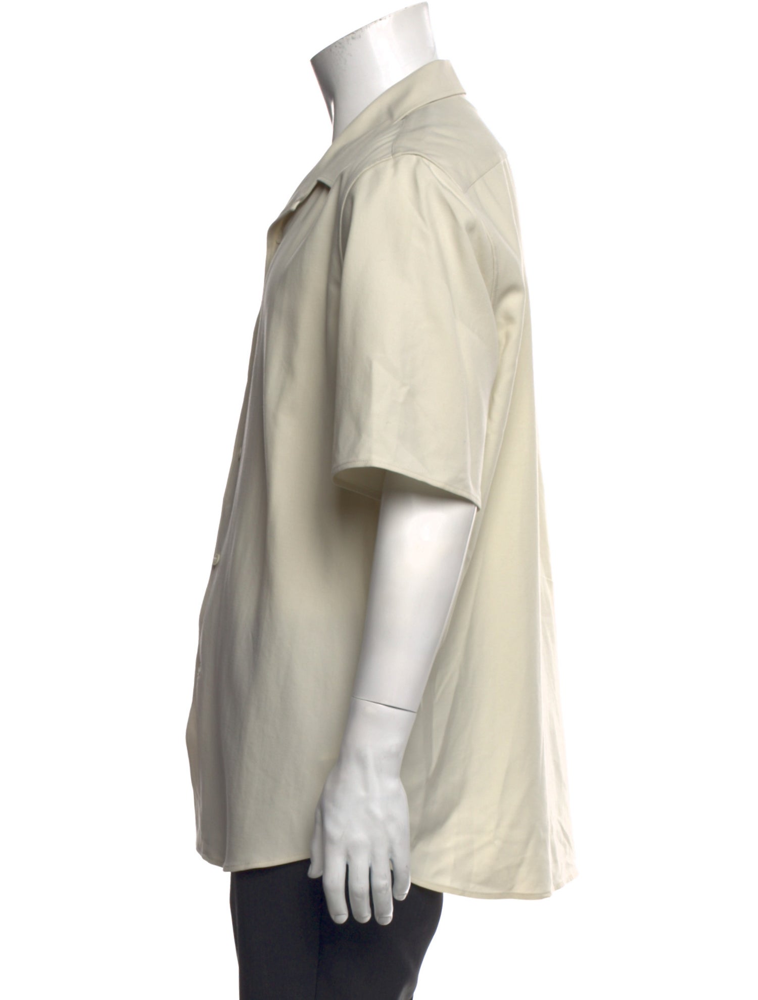 The Row Wool Short Sleeve Shirt