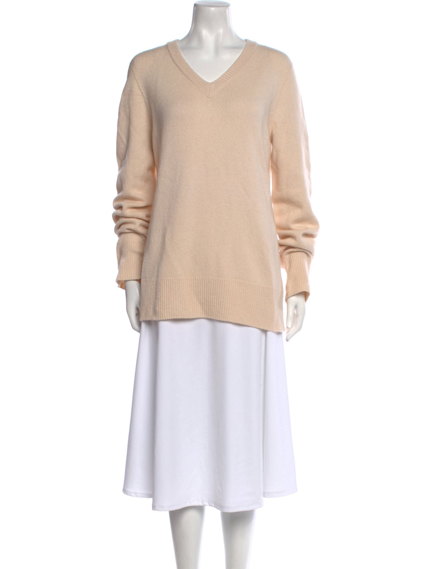 The Row Wool V-Neck Sweater