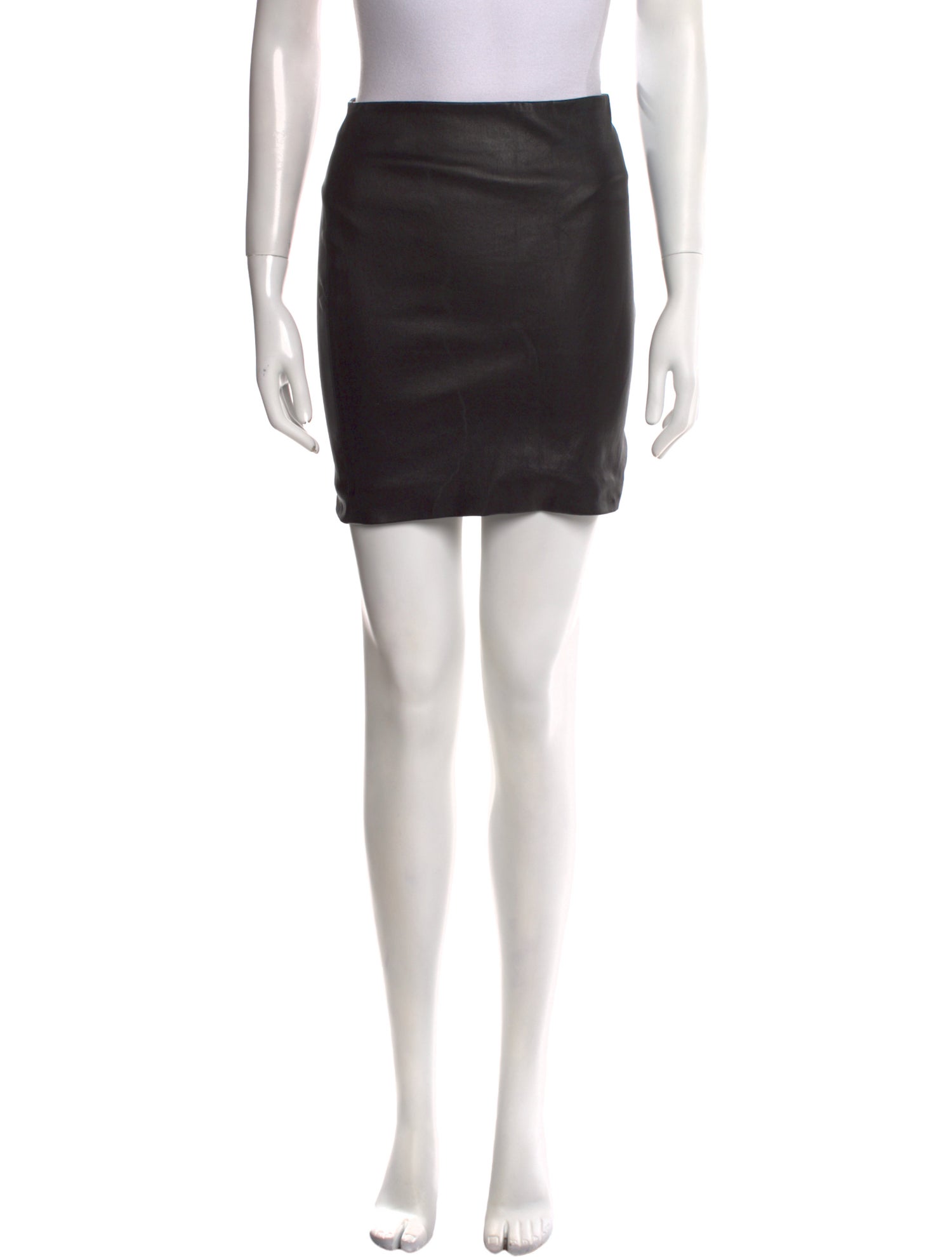 The Row Leather Skirt