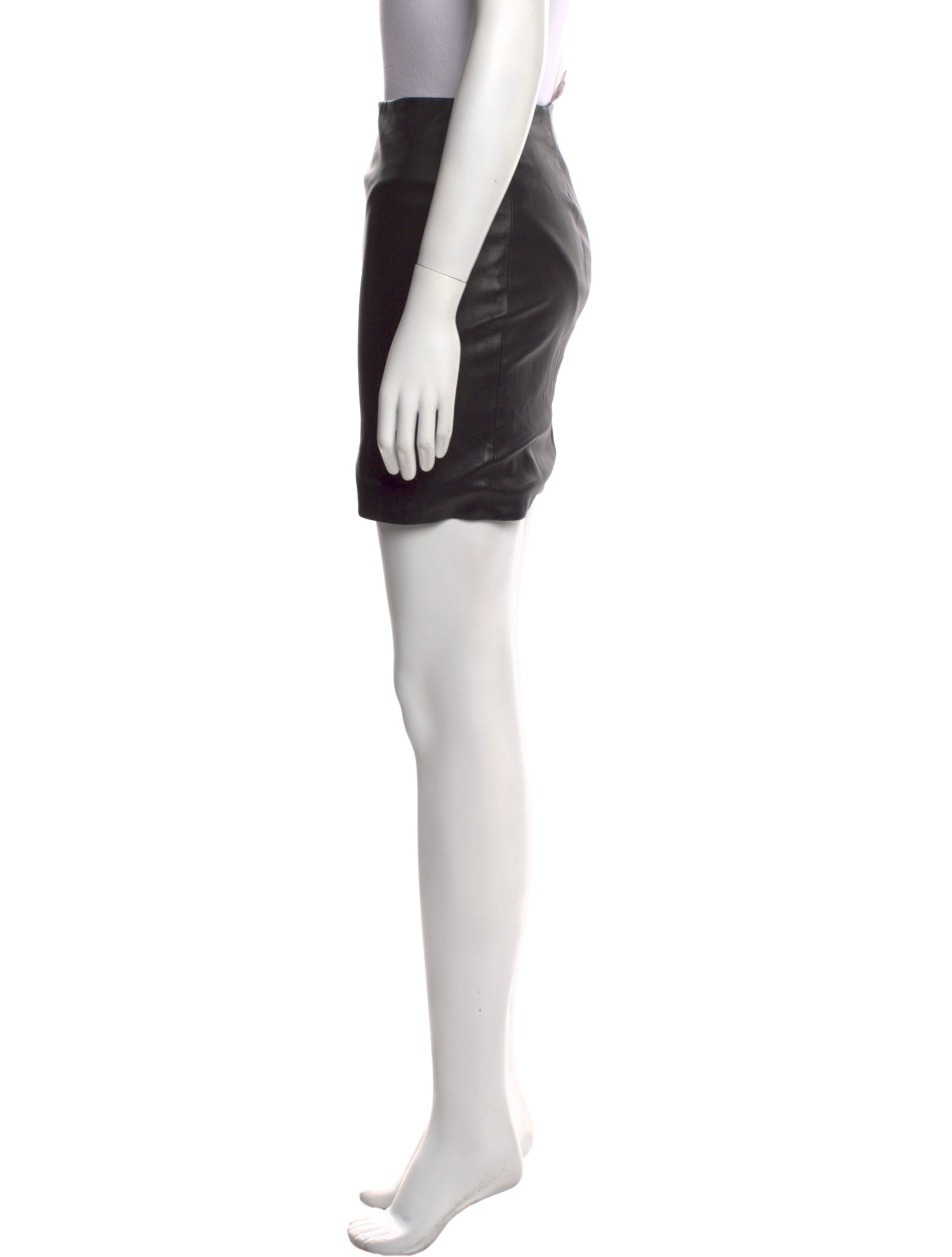 The Row Leather Skirt