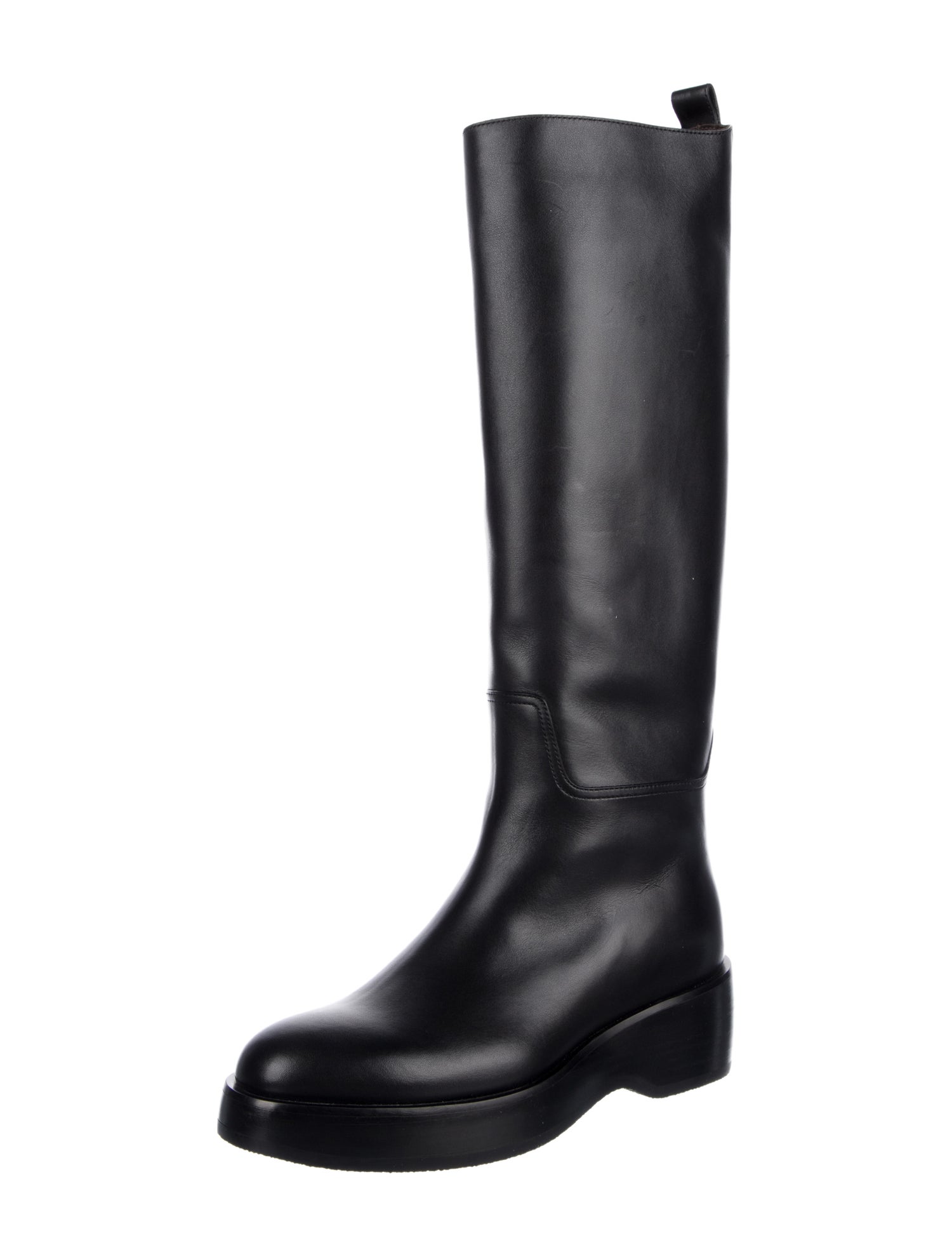 The Row Motorbike Leather Riding Boots