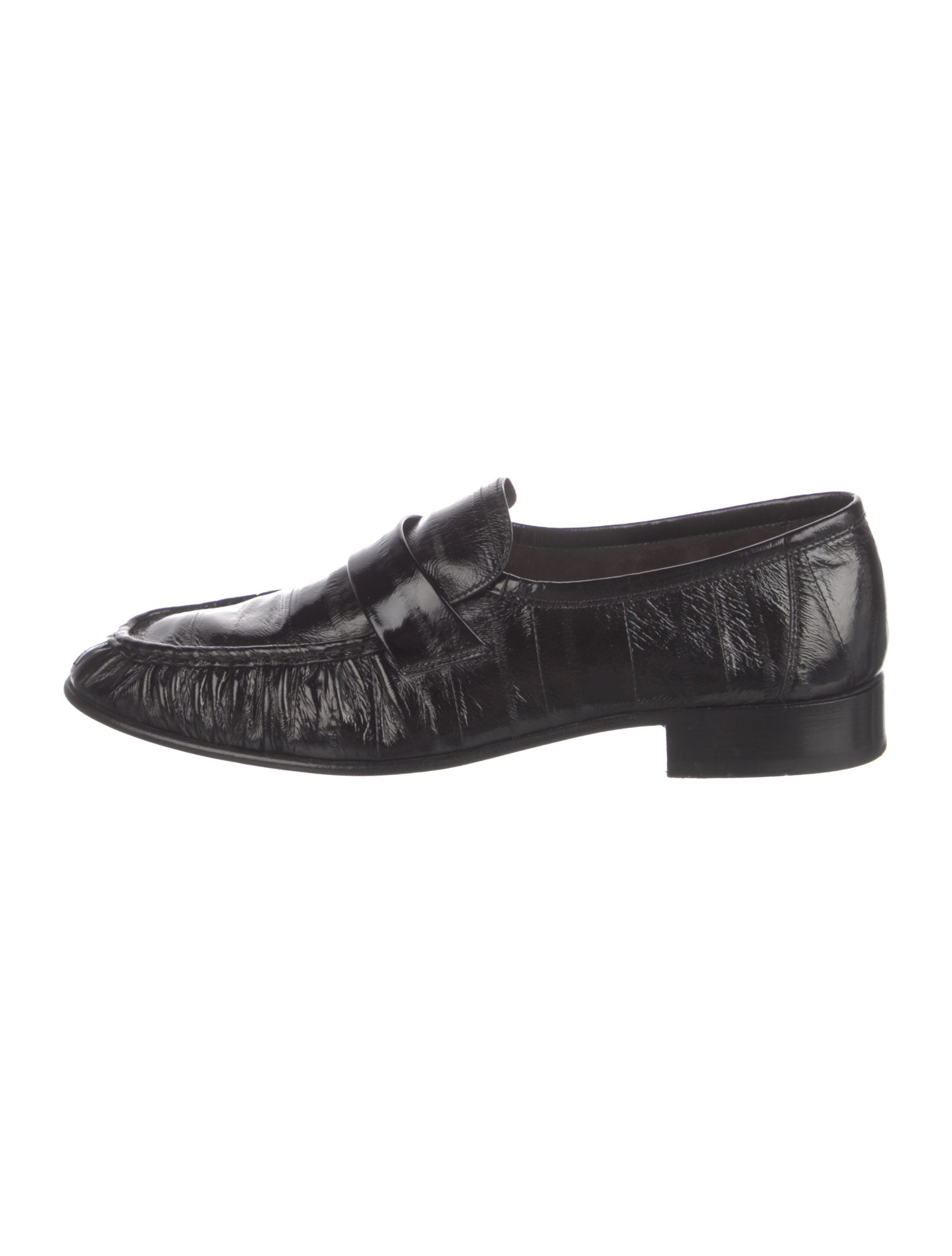 The Row Eel Skin Loafers