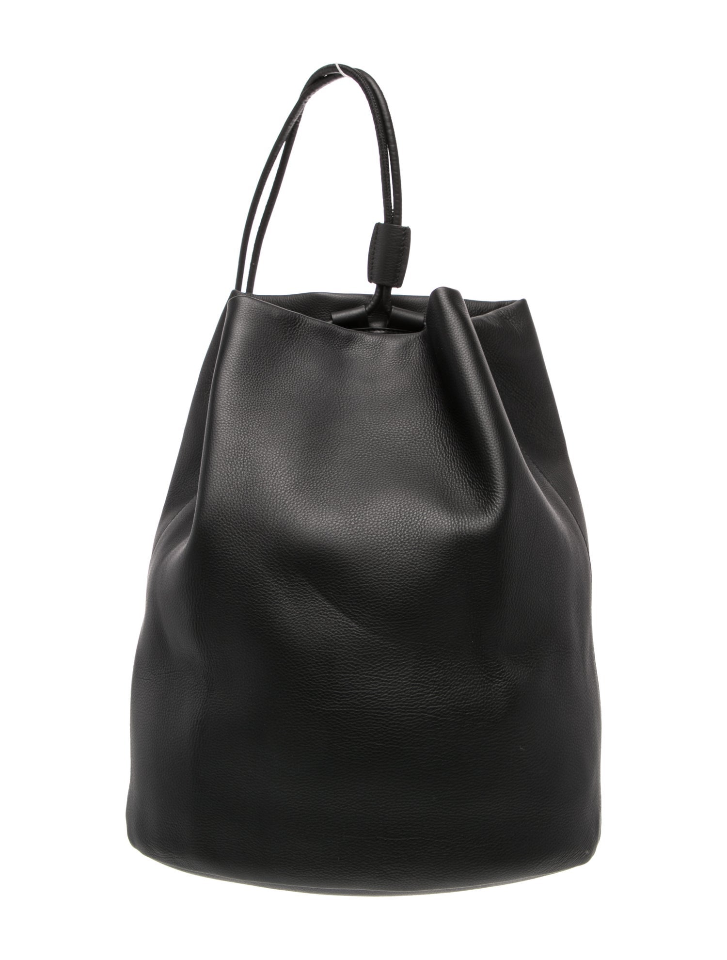 The Row Leather Bucket Bag