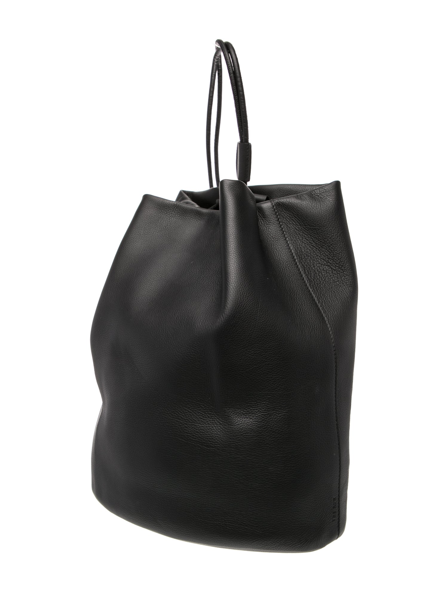 The Row Leather Bucket Bag