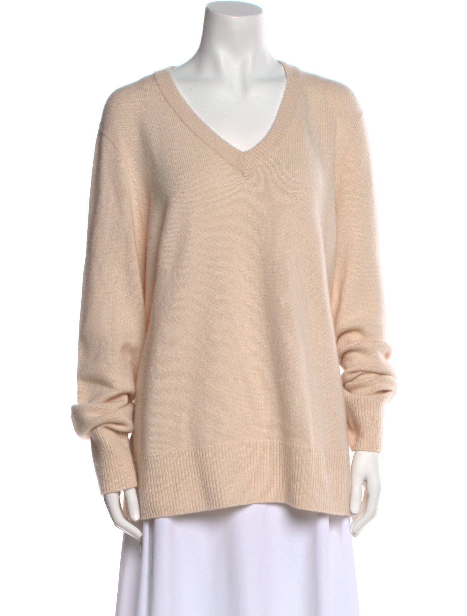 The Row Wool V-Neck Sweater