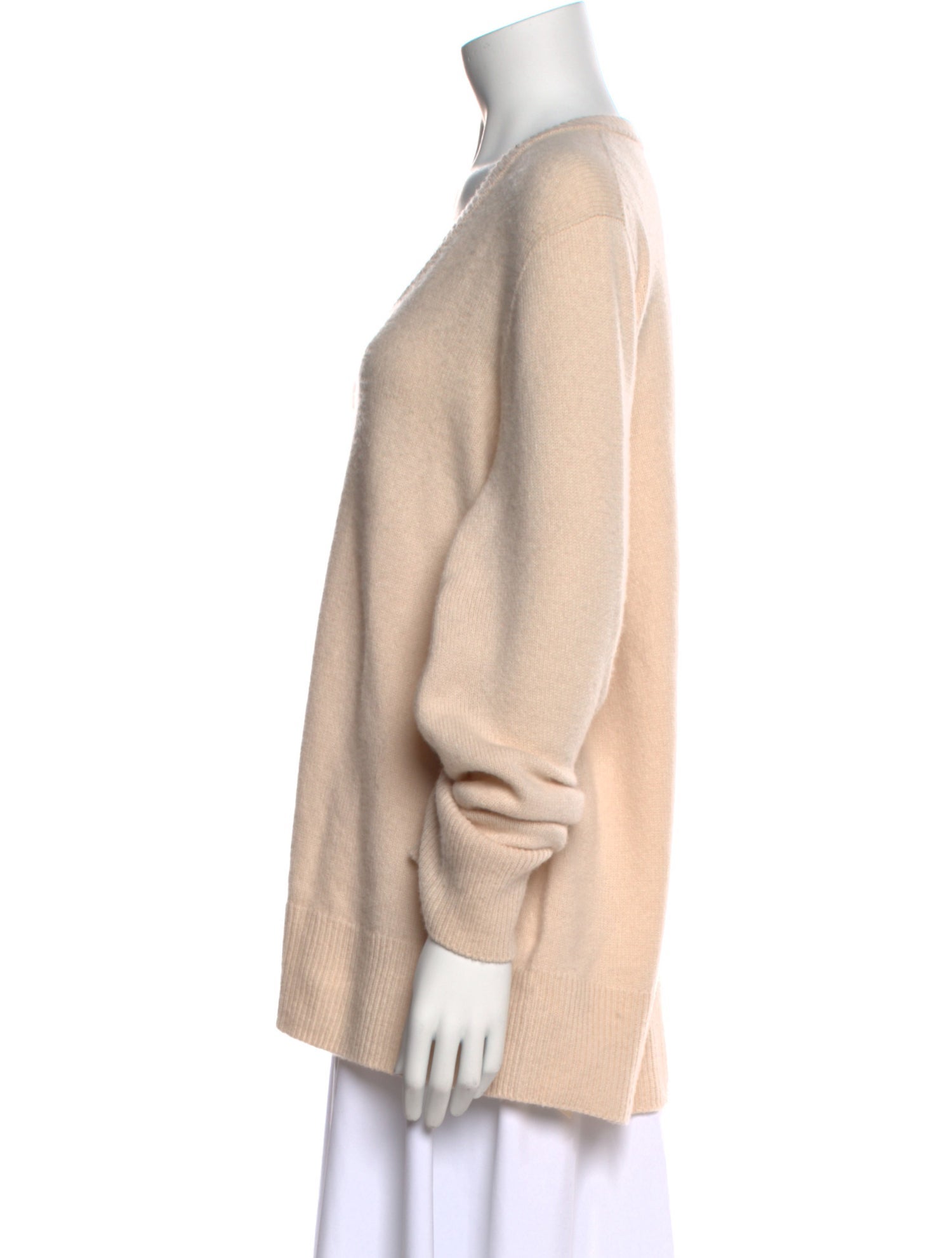 The Row Wool V-Neck Sweater