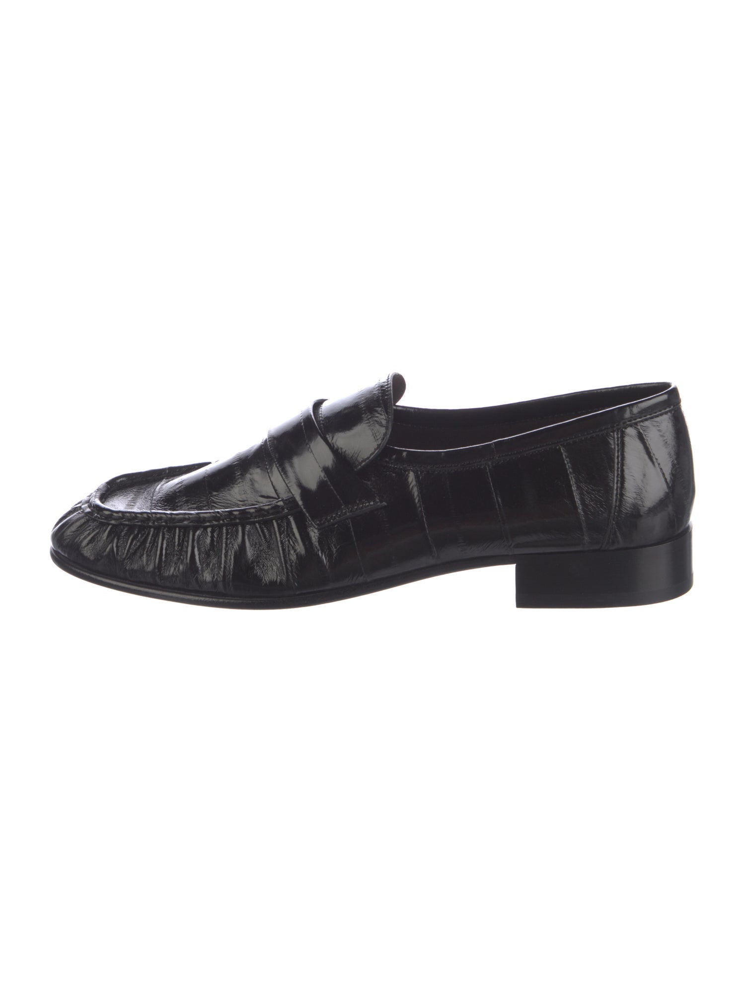 The Row Soft Leather Dress Loafers