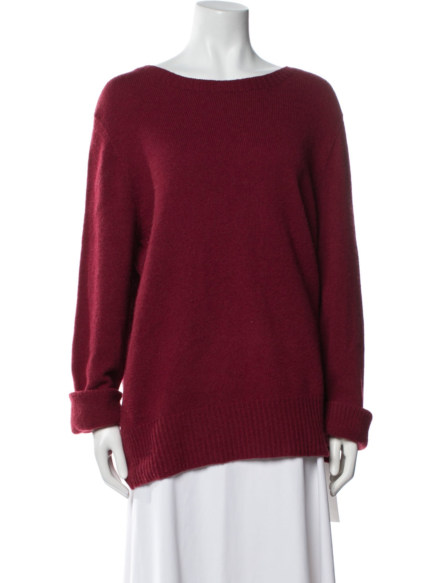 The Row Wool Bateau Neckline Sweater