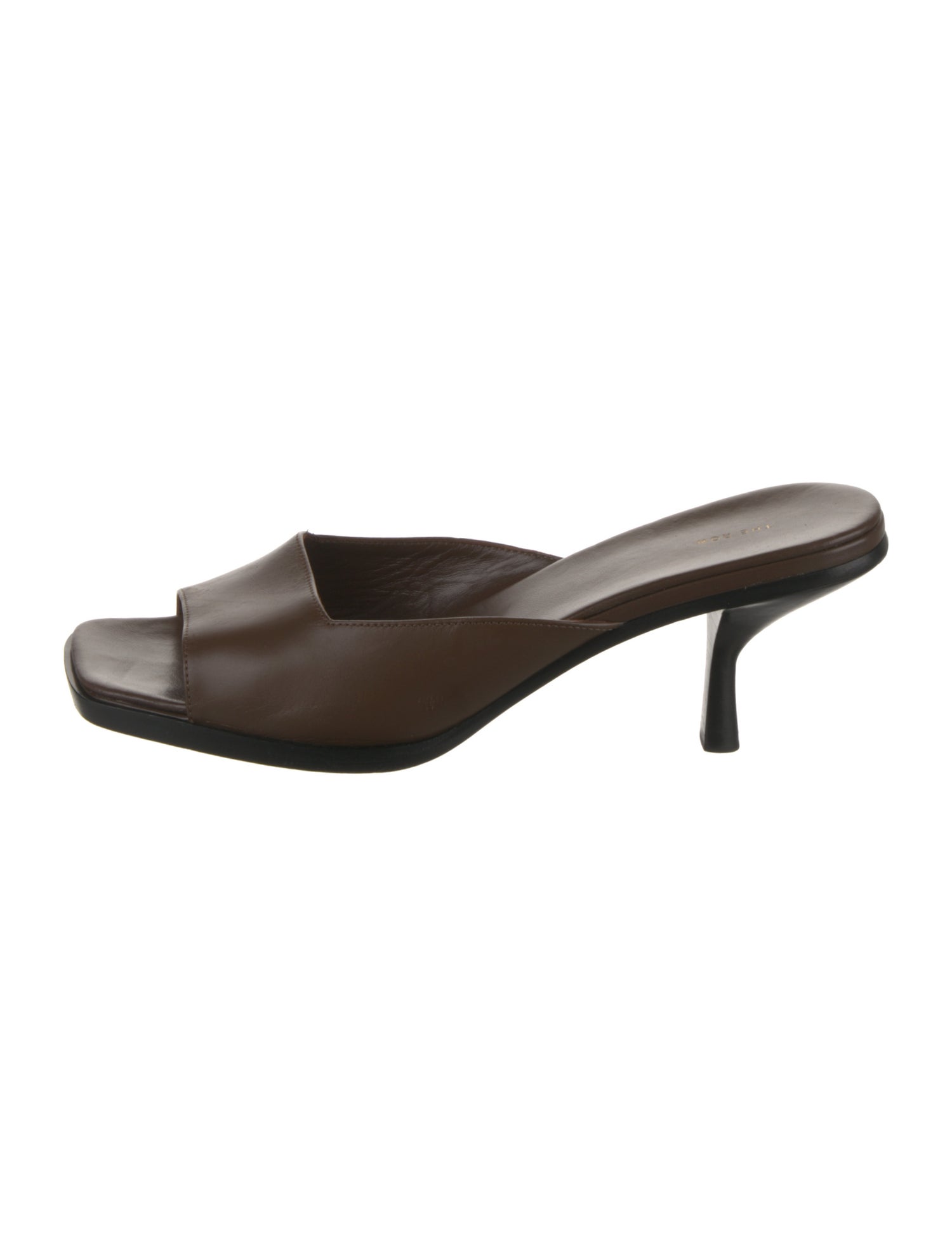 The Row Lauren Leather Slides