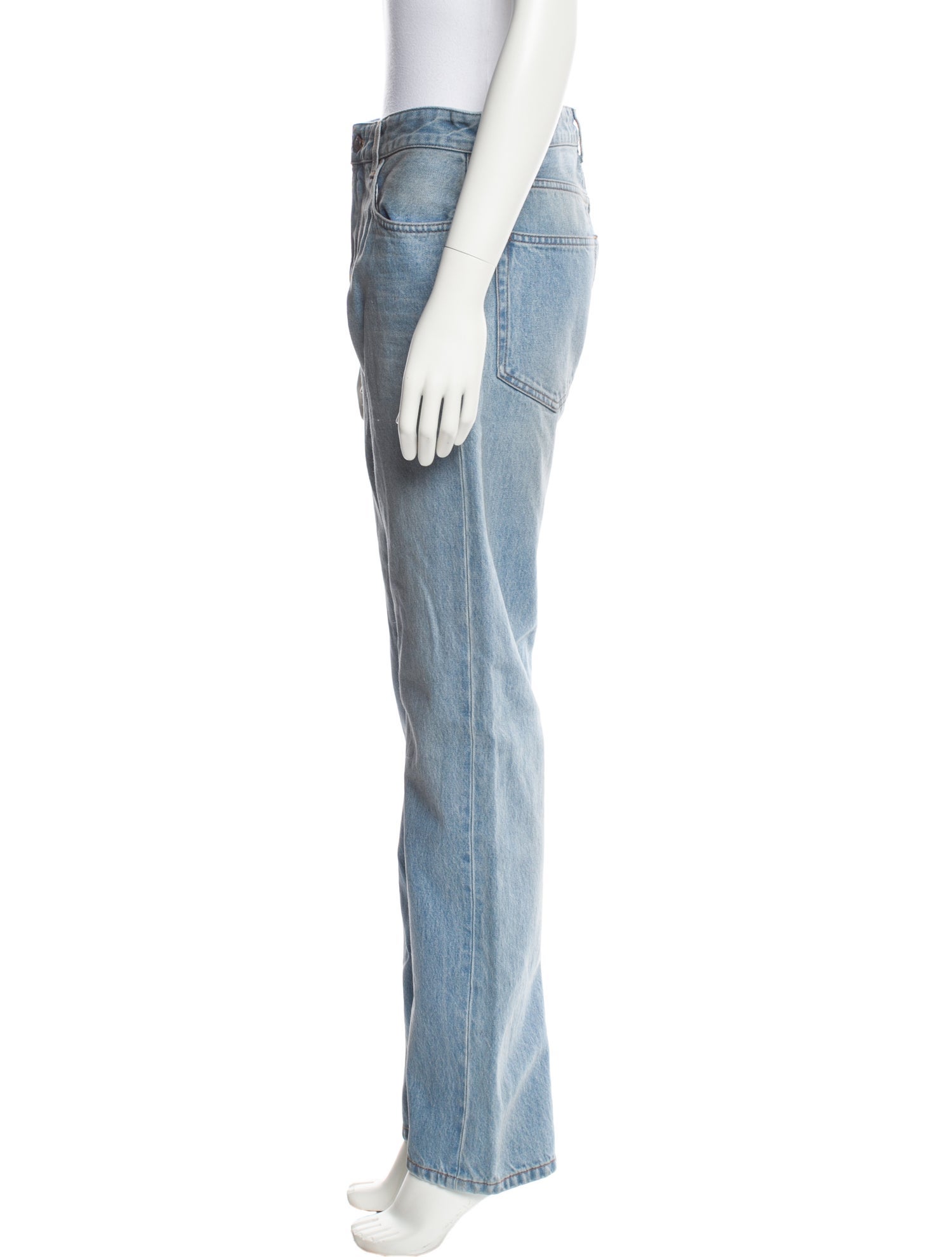 The Row High-Rise Straight Leg Jeans