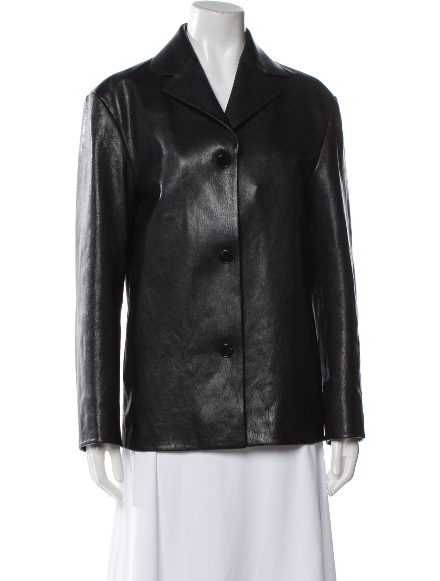 The Row Lambskin Blazer