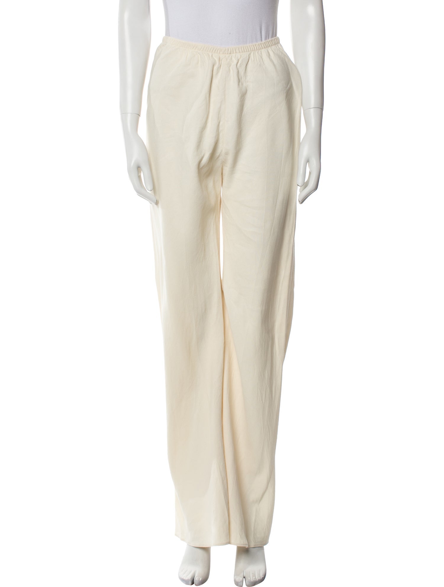 The Row Silk Wide Leg Pants