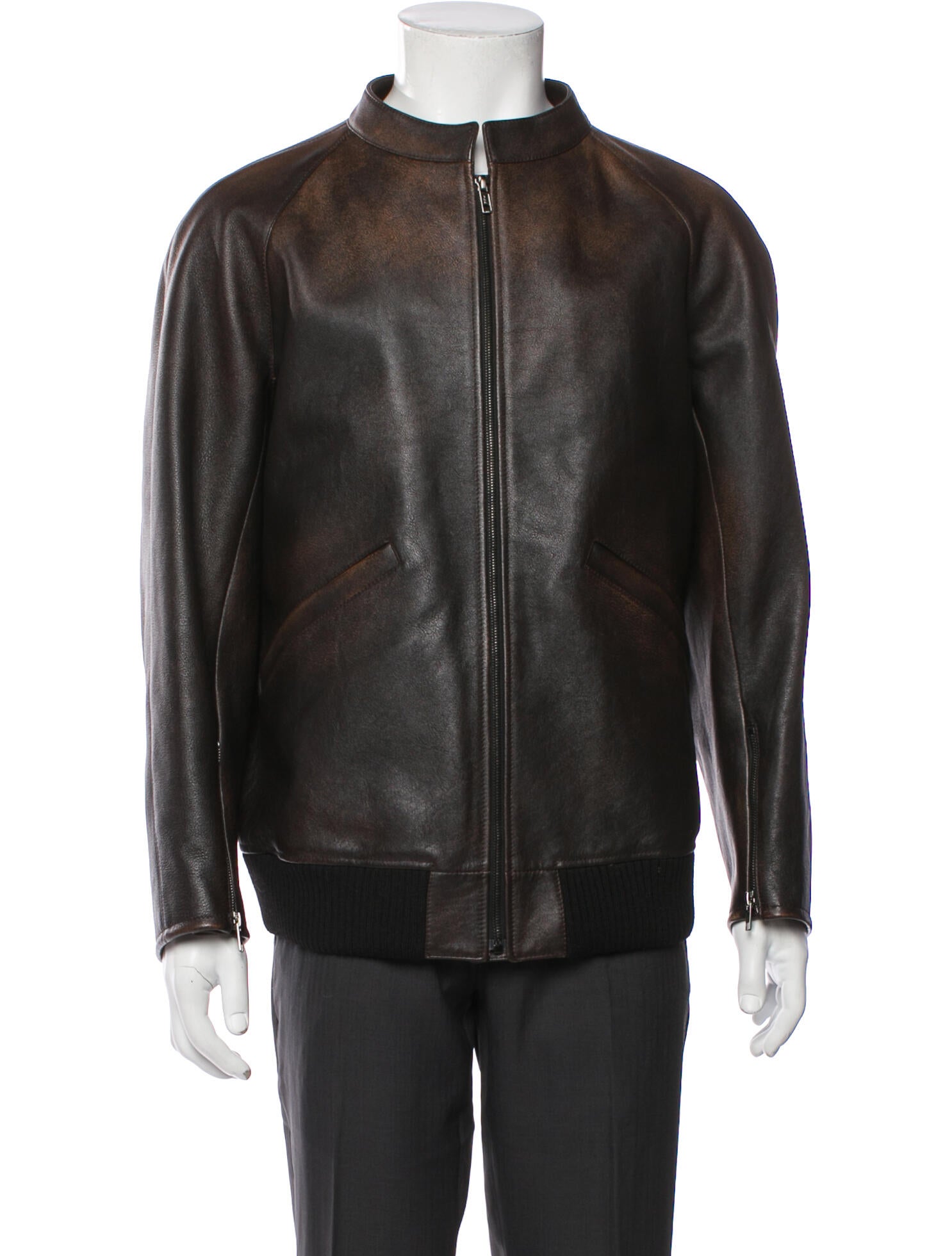 The Row 2023 Leather Moto Jacket