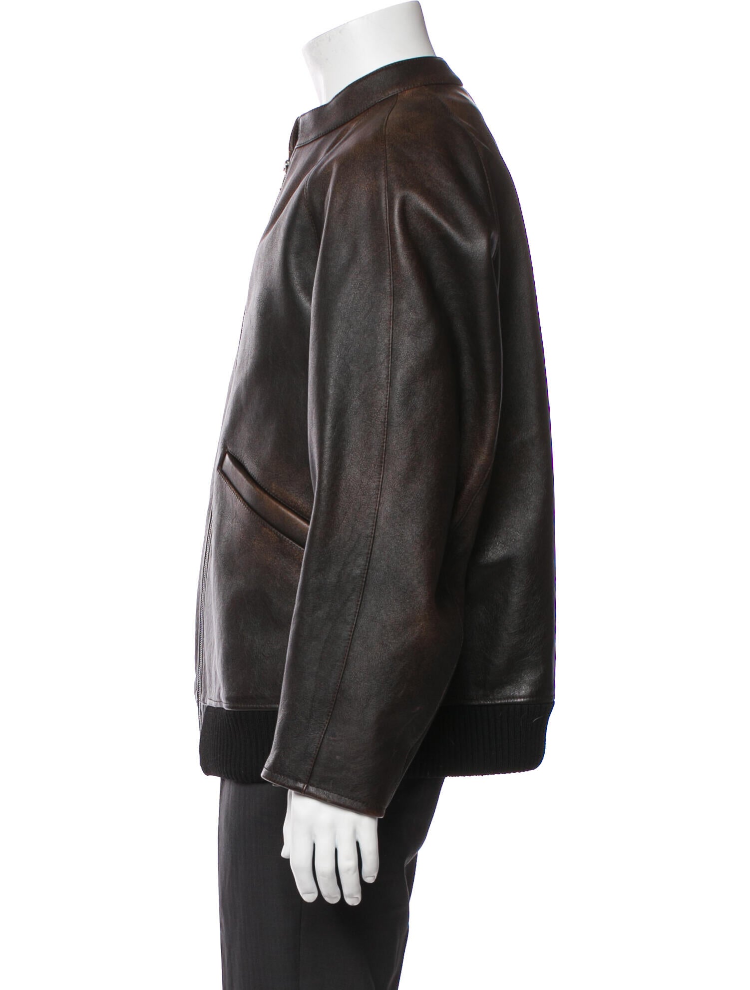 The Row 2023 Leather Moto Jacket