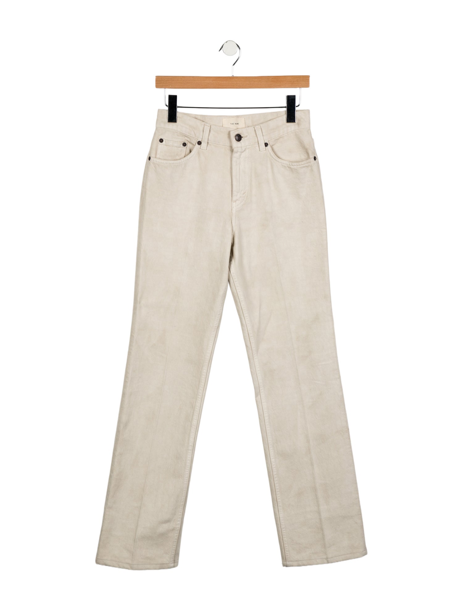 The Row High-Rise Straight Leg Jeans