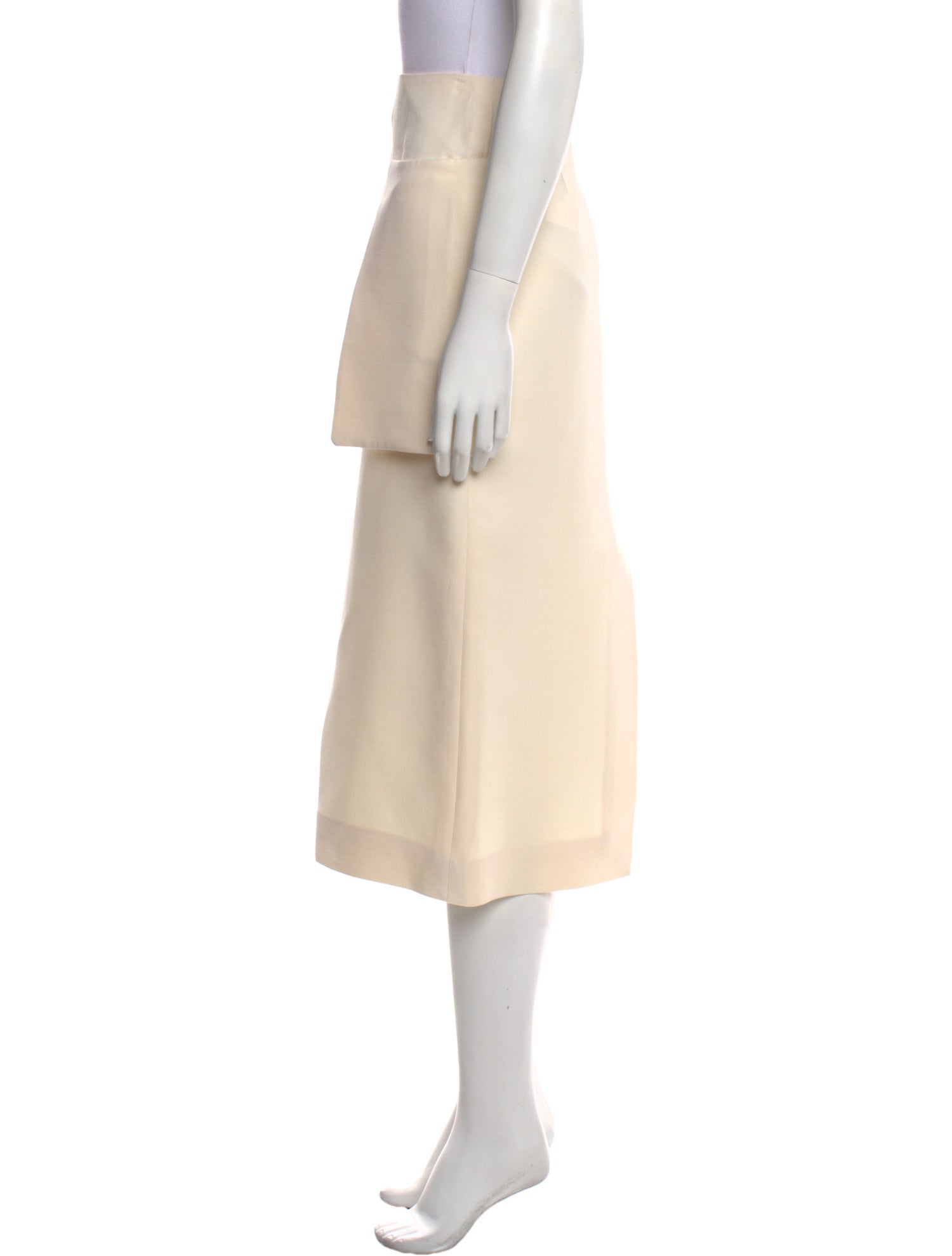 The Row Wool Midi Length Skirt