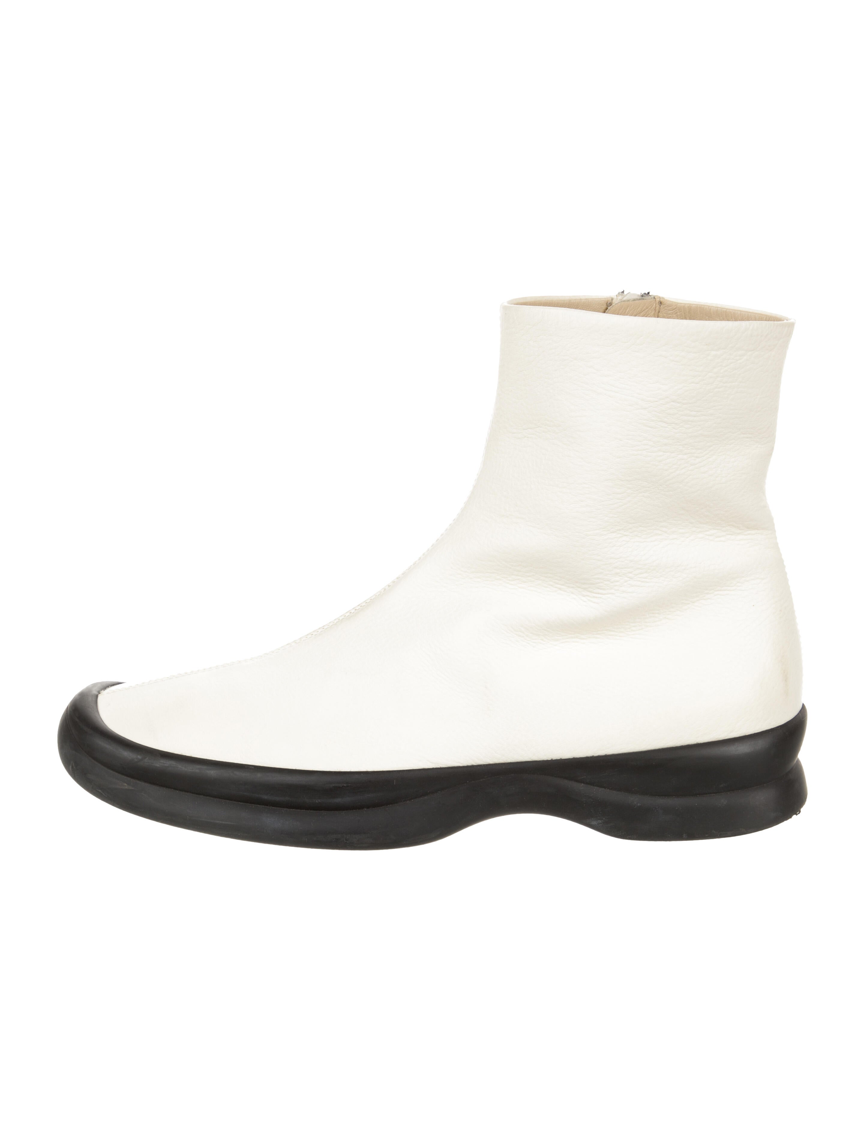 The Row Town Leather Boots