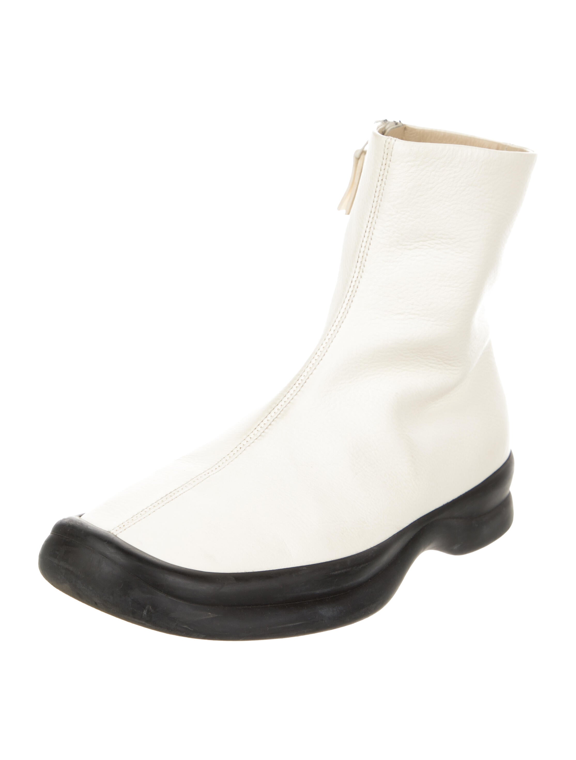 The Row Town Leather Boots