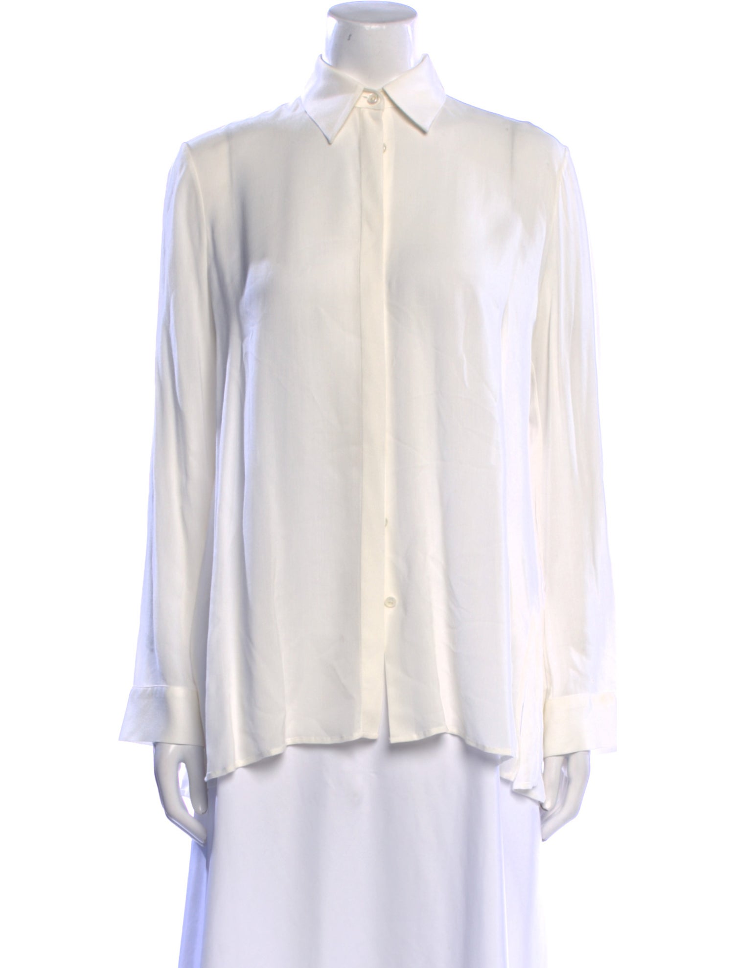 The Row 2015 Silk Button-Up Top