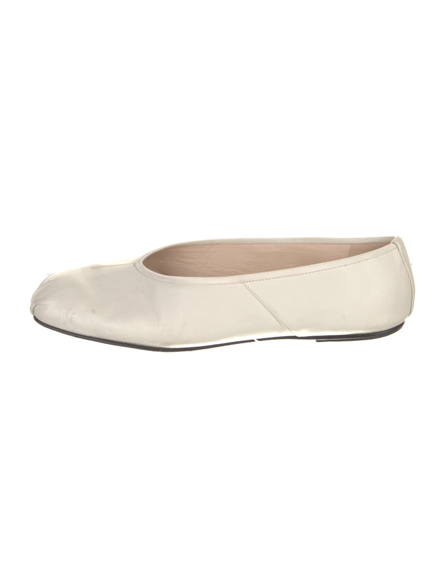 The Row Leather Ballet Flats