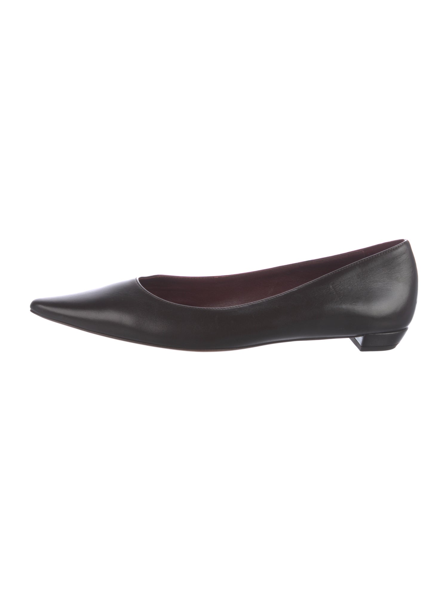 The Row Claudette Leather Ballet Flats