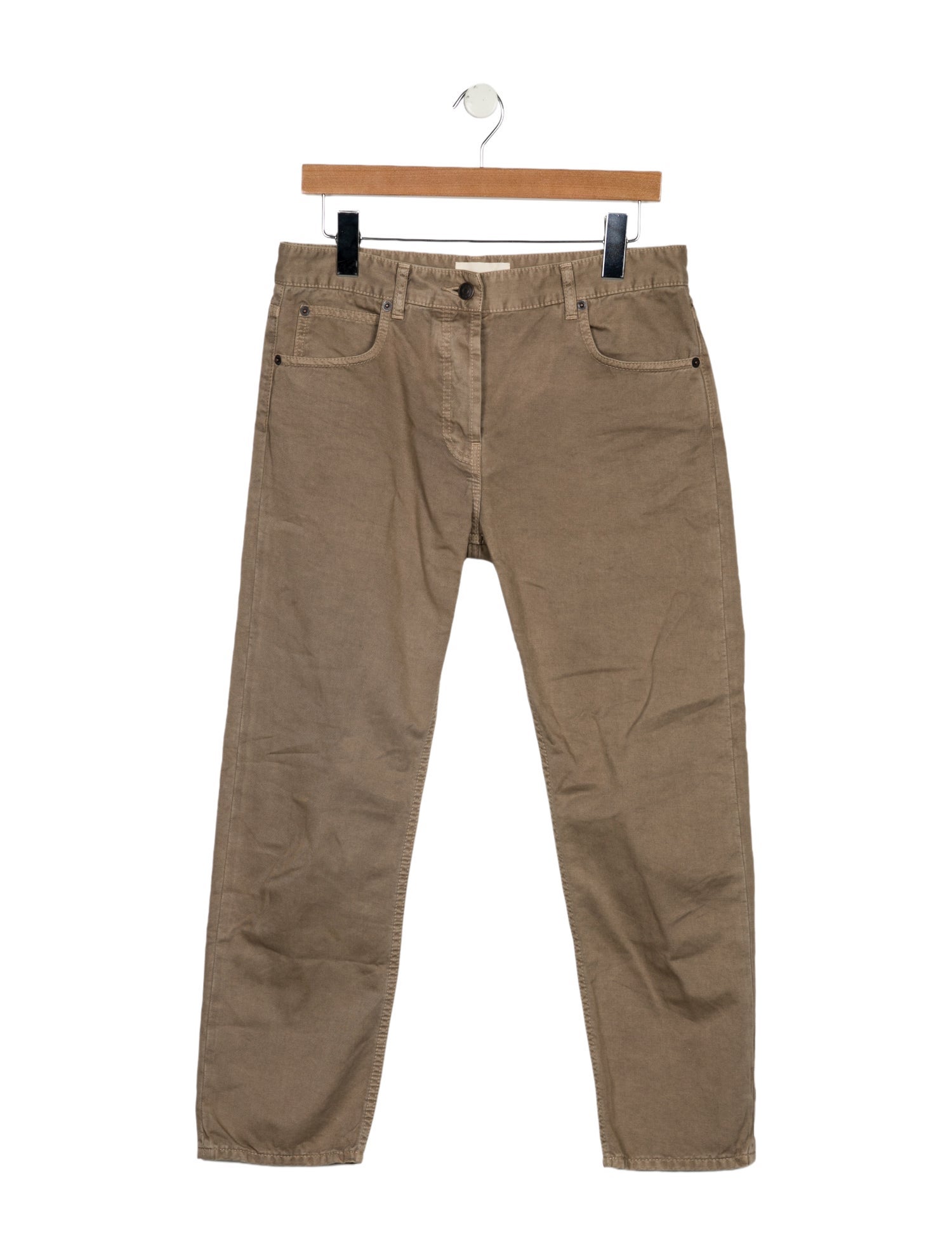 The Row Mid-Rise Straight Leg Jeans