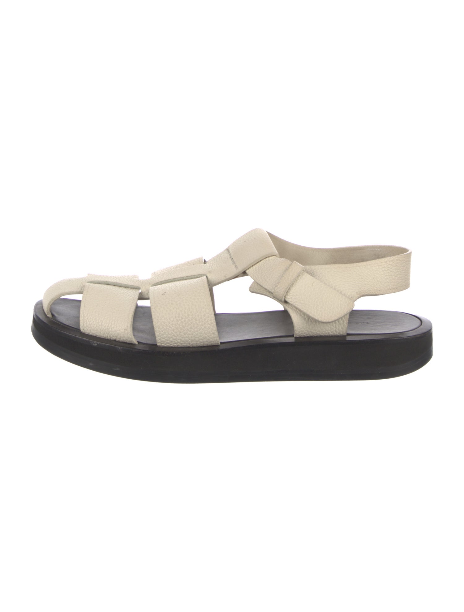 The Row Fisherman Leather Slingback Sandals