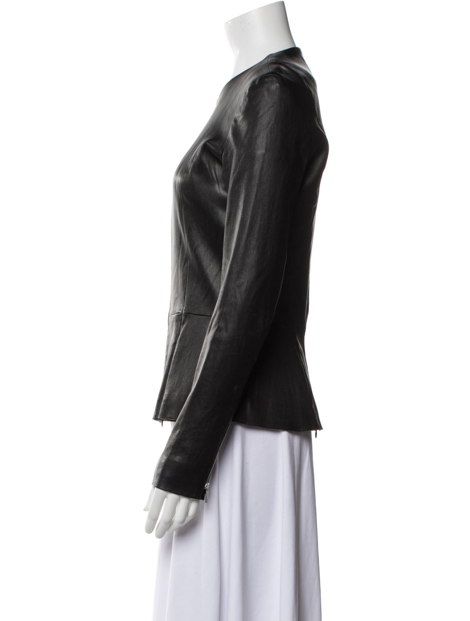 The Row Leather Biker Jacket