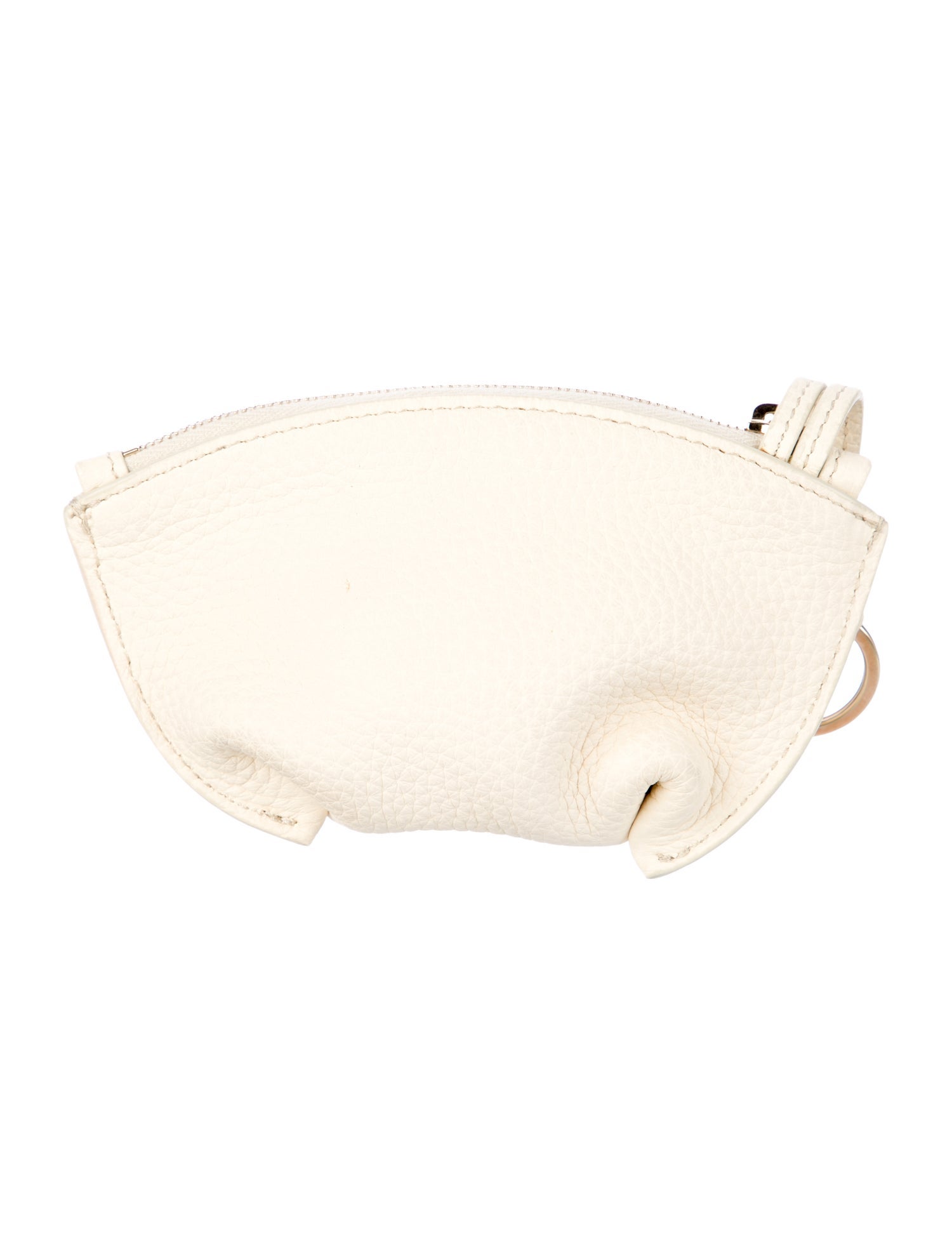 The Row Leather Keychain