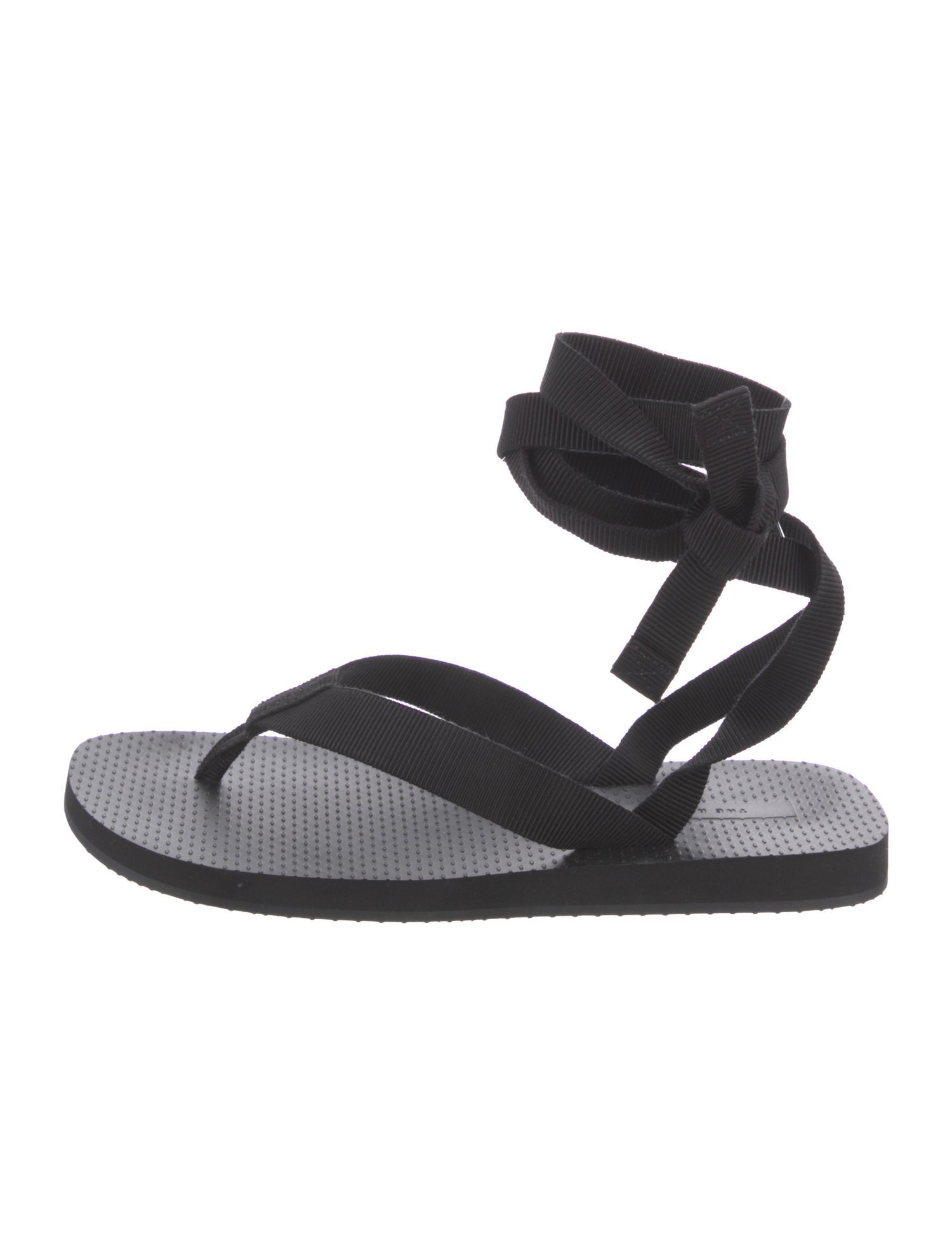 The Row Dune Knot Nylon Slingback Sandals