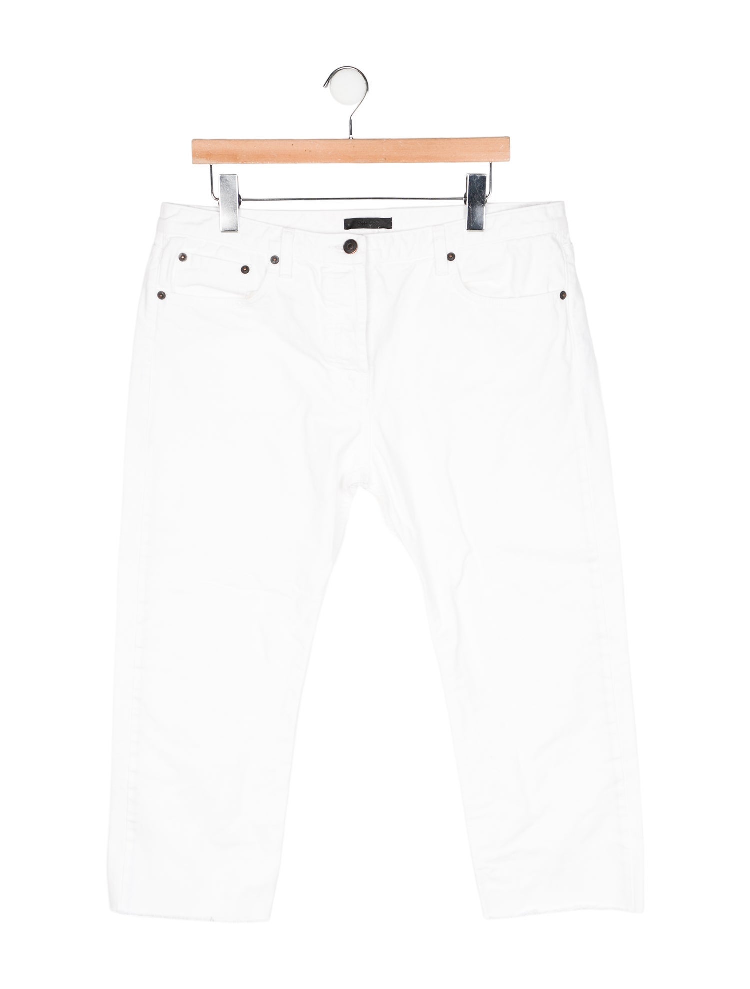 The Row Mid-Rise Straight Leg Jeans