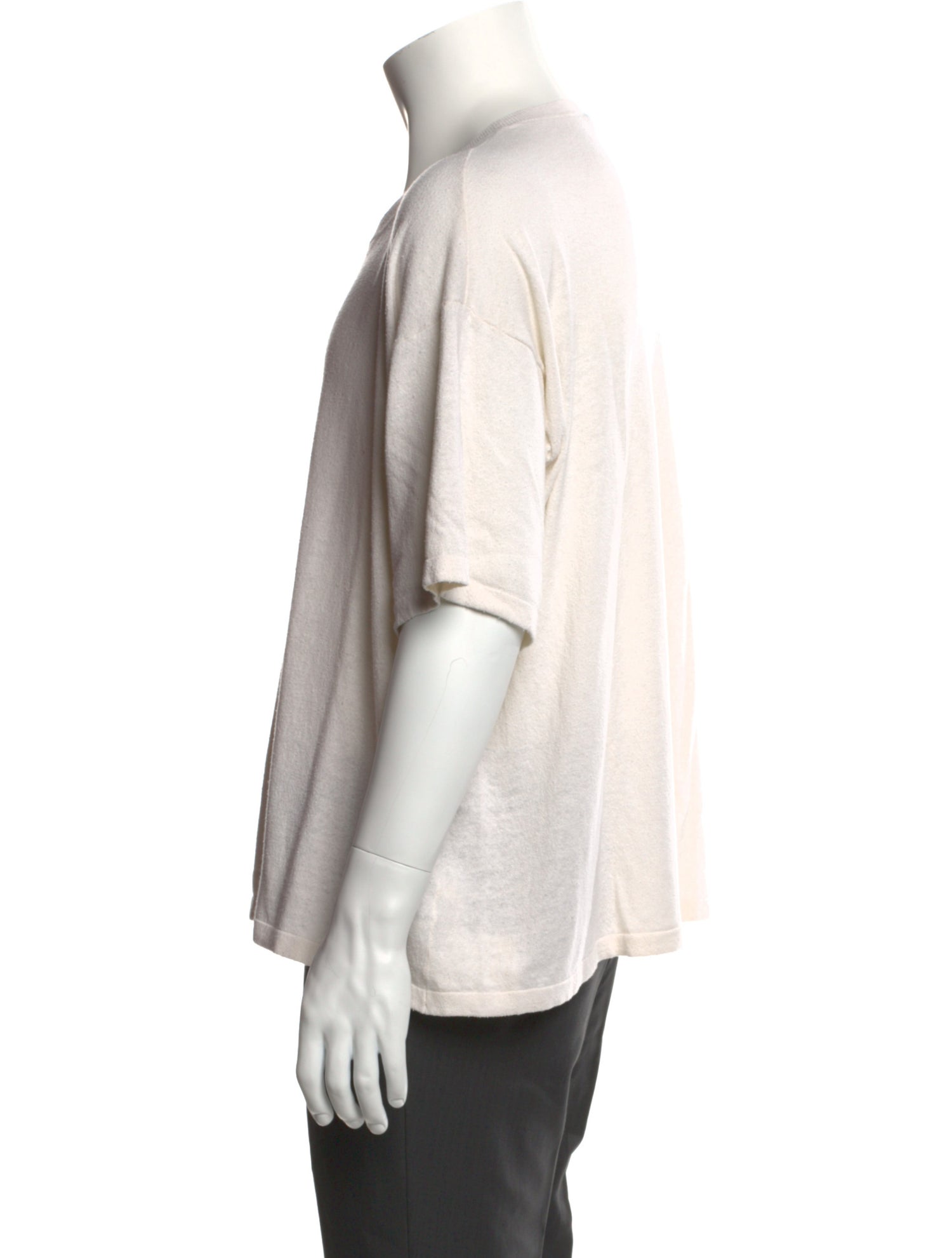 The Row Silk Scoop Neck T-Shirt