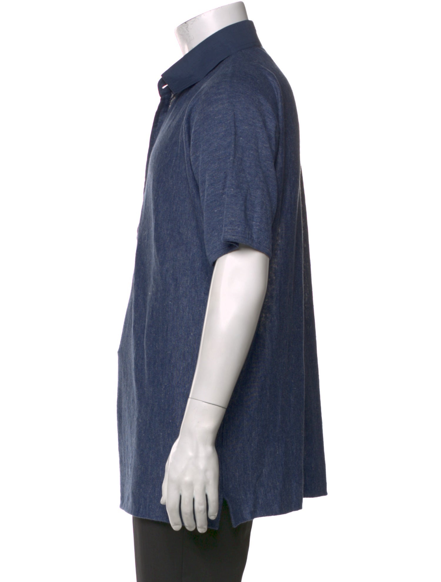 The Row Eddie shirt Linen Polo Shirt