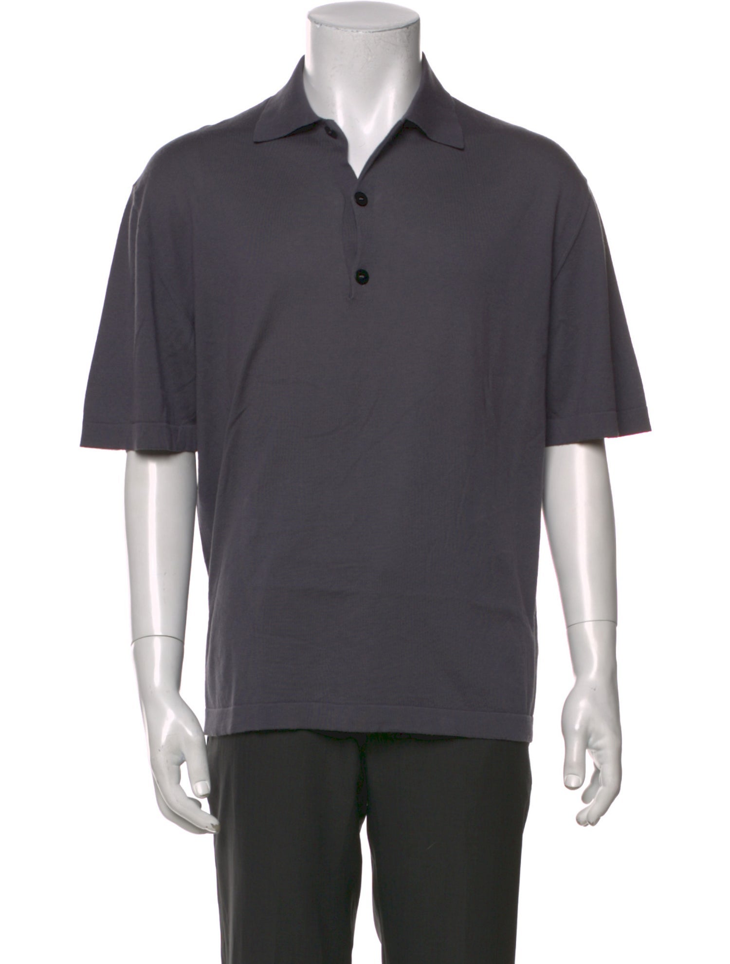 The Row Collar Short Sleeve Polo Shirt