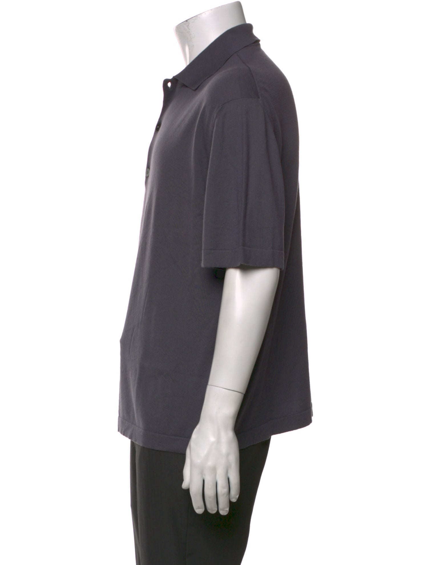 The Row Collar Short Sleeve Polo Shirt