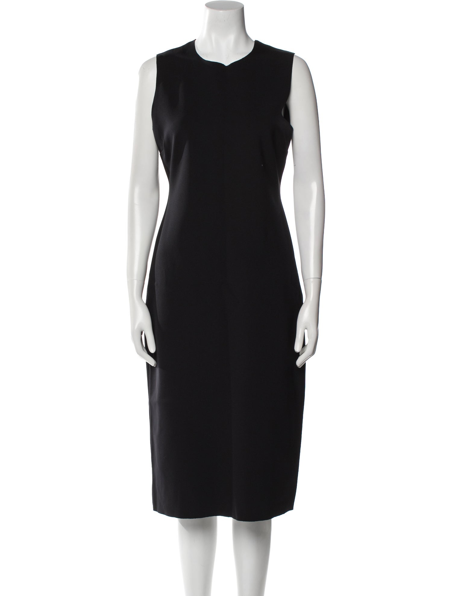 The Row Crew Neck Midi Length Dress
