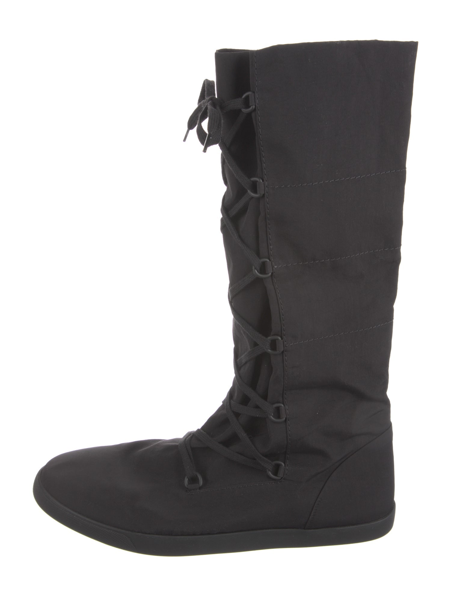 The Row BANANA Nylon Lace-Up Boots