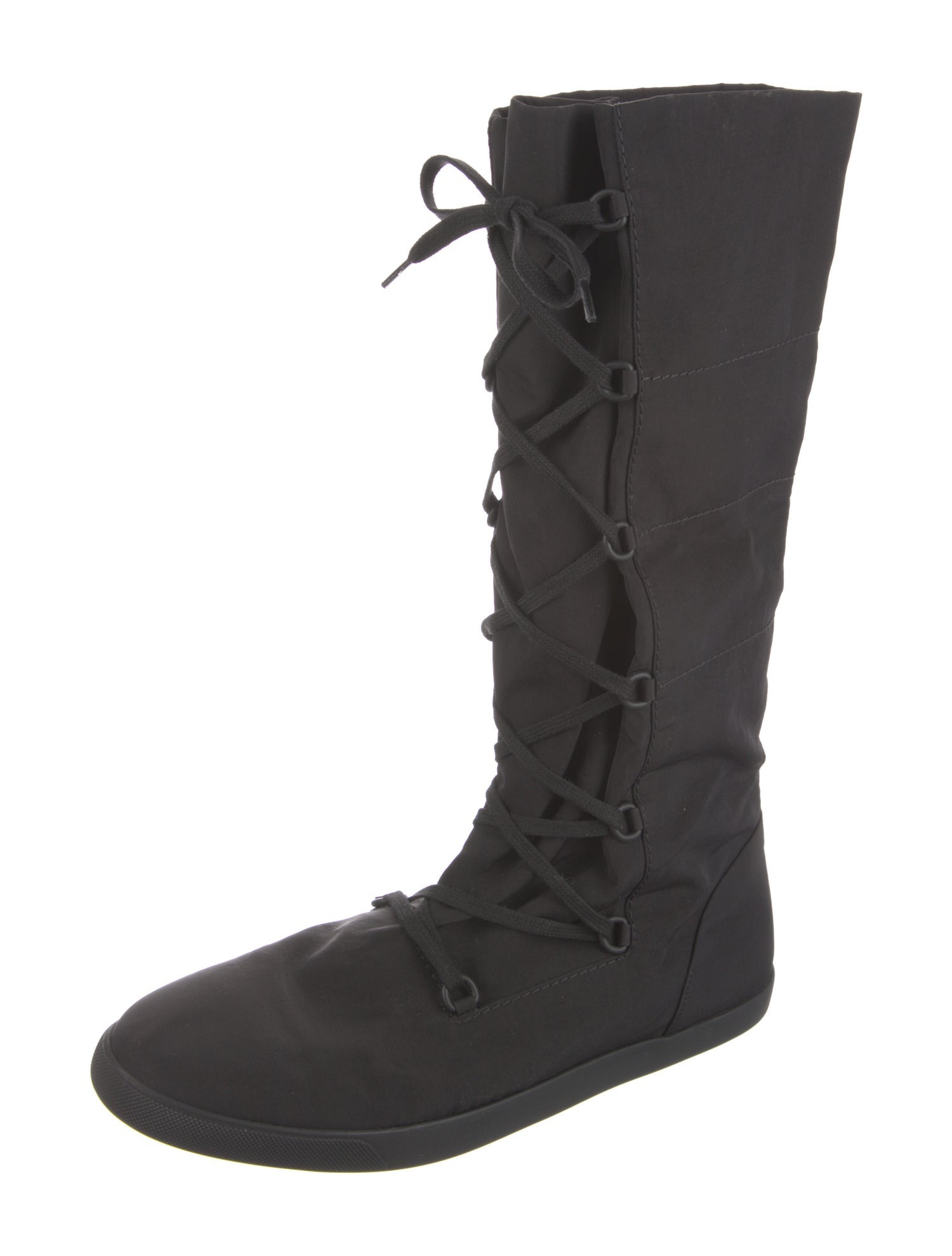 The Row BANANA Nylon Lace-Up Boots
