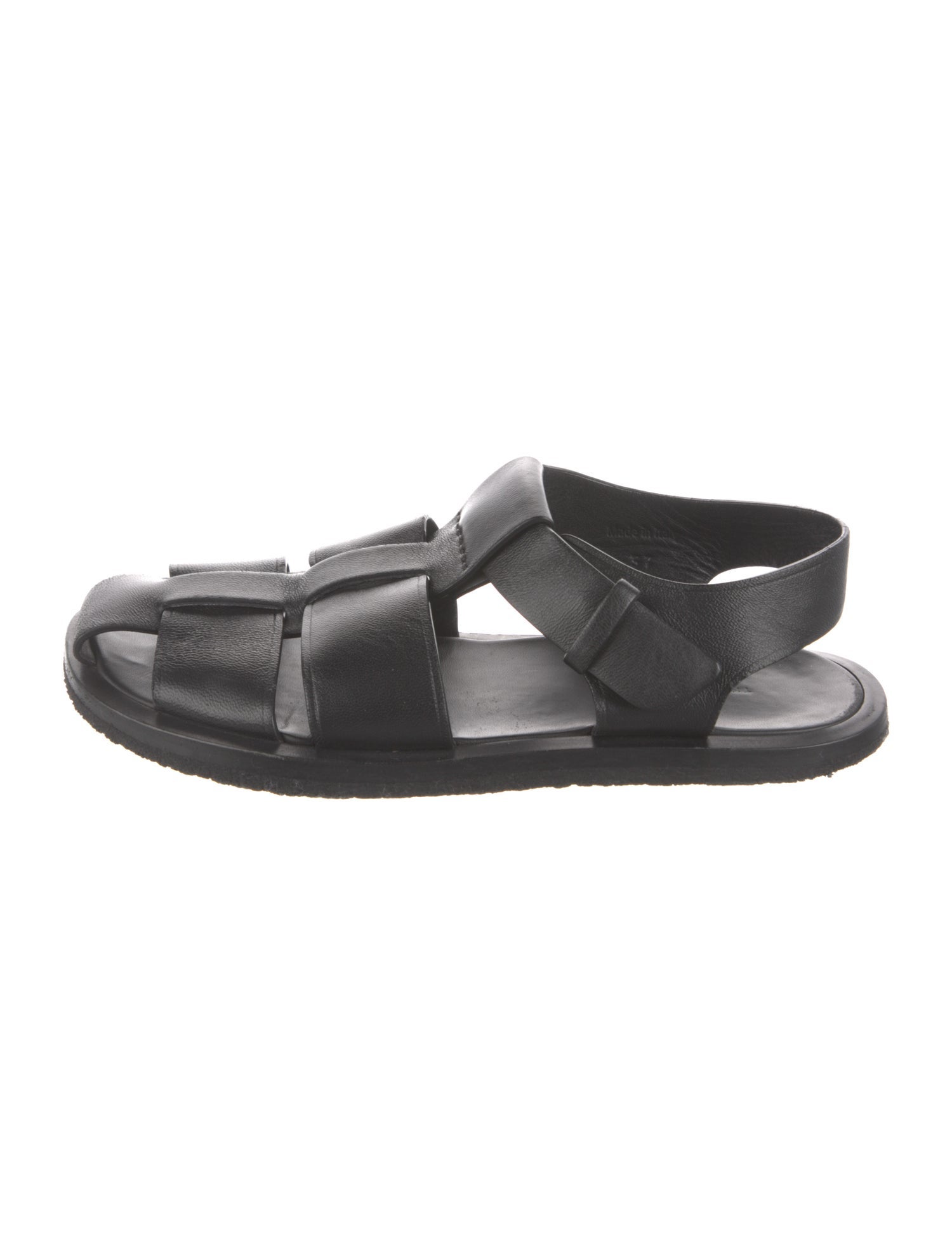 The Row Fisherman Leather Slingback Sandals